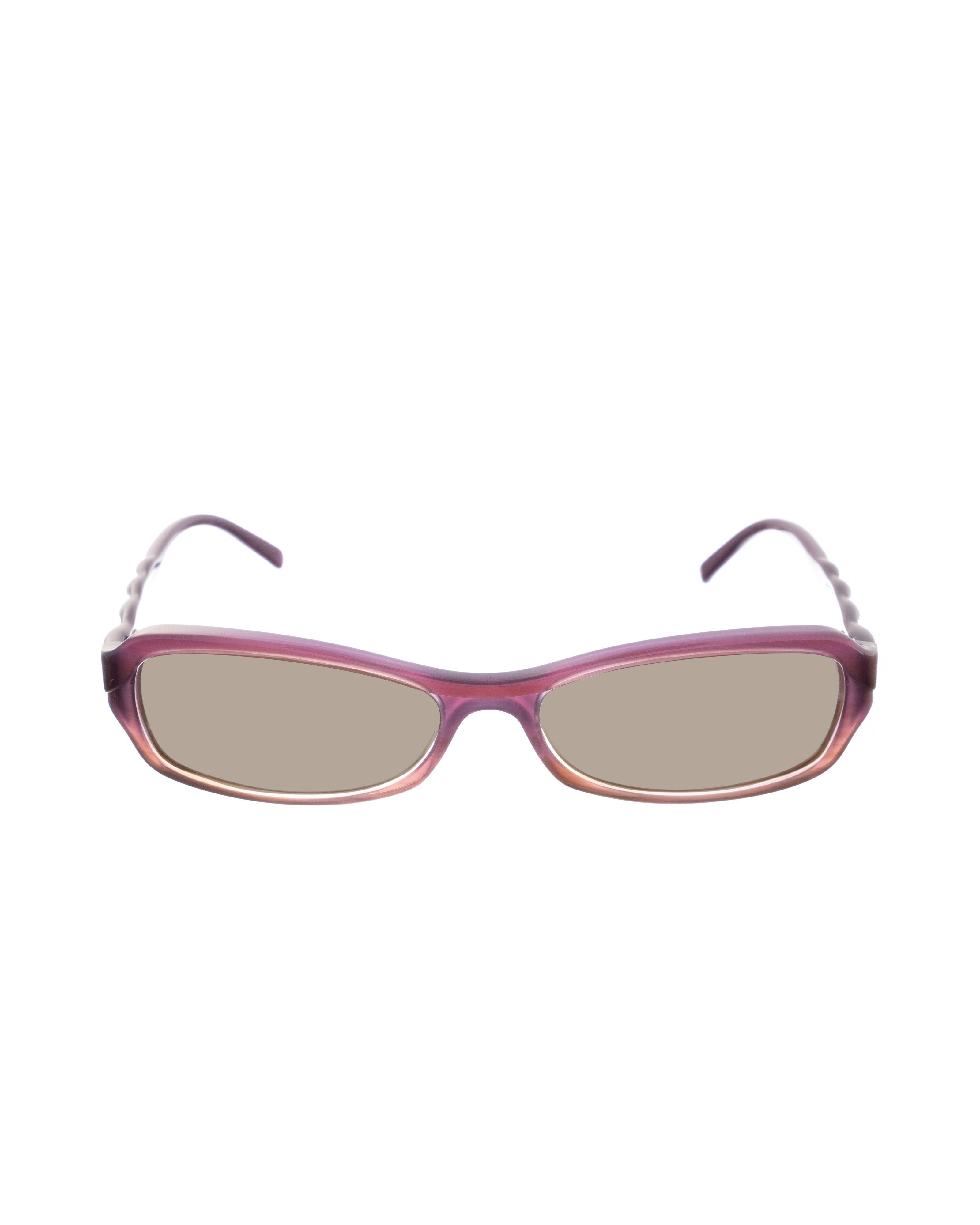 Alexander McQueen Alexander McQueen 90s Violet Swirl Cat-Eye Sunglasses Size ONE SIZE - 3 Thumbnail