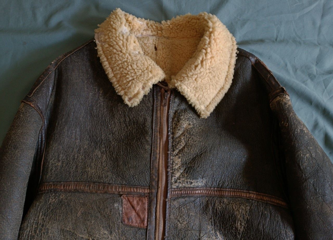 Other Vintage B-3 Sheepskin Shearling Flight Bomber Jacket. . Size US L / EU 52-54 / 3 - 2 Thumbnail