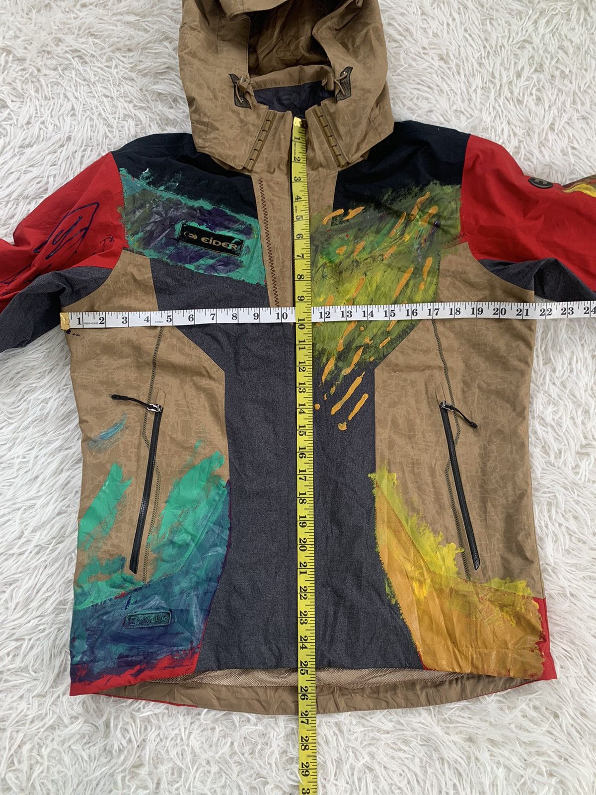 Goretex Cozy Paint Multicolor Eider Xenium Goretex Jacket Hooded Size US M / EU 48-50 / 2 - 21 Thumbnail