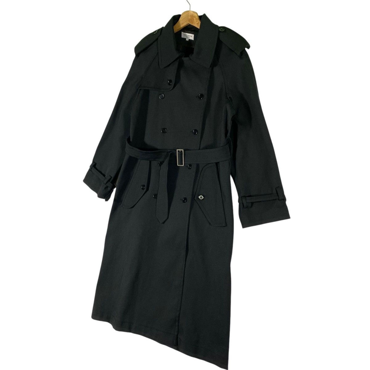Designer Vintage Ter Et Bantine Long Coat Size 40 (S/M) Black Colour Size S / US 4 / IT 40 - 2 Thumbnail
