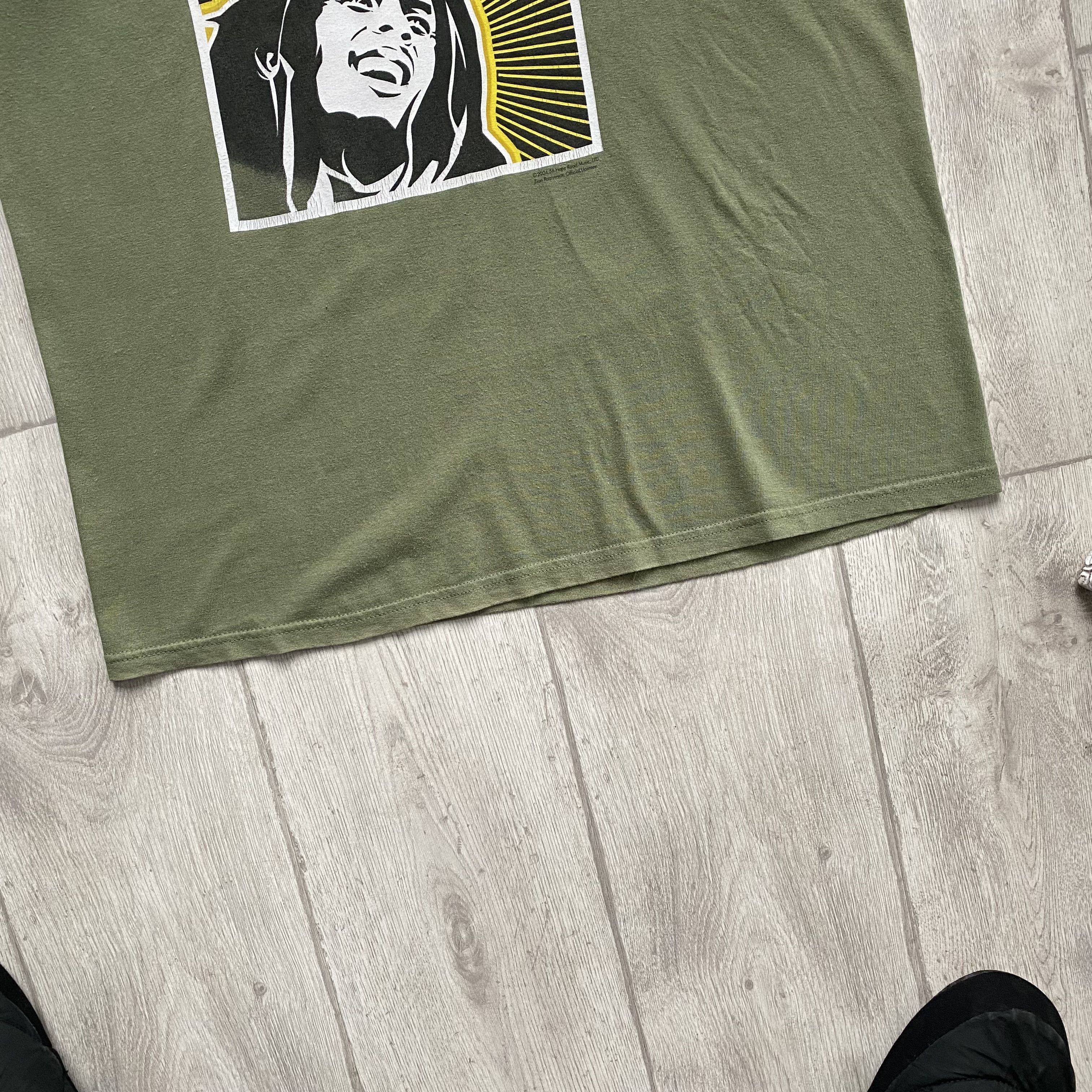 Bob Marley Vintage BOB MARLEY Faded tee licensed Zion y2k Rastafarian Size US L / EU 52-54 / 3 - 2 Thumbnail