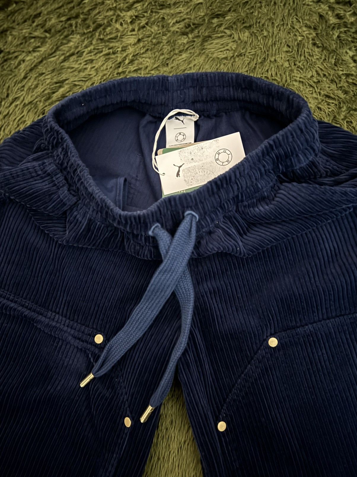 Puma × Rhude [XS] Puma x Rhude rhuigi Corduroy Double Knee Pants navy Size US 32 / EU 48 - 3 Thumbnail