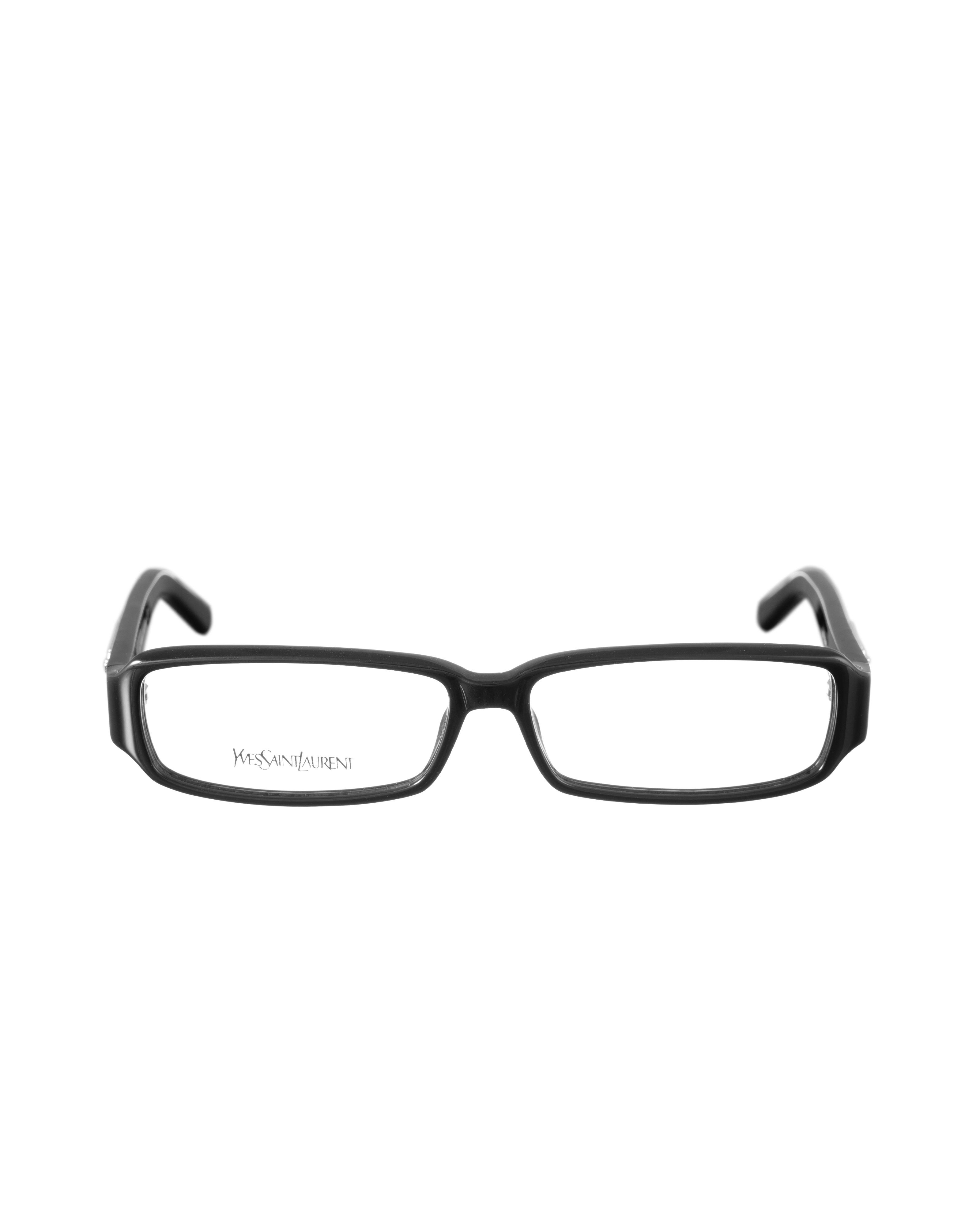 Yves Saint Laurent Yves Saint Laurent 00s Black Flat Rectangular Glasses Size ONE SIZE - 3 Thumbnail