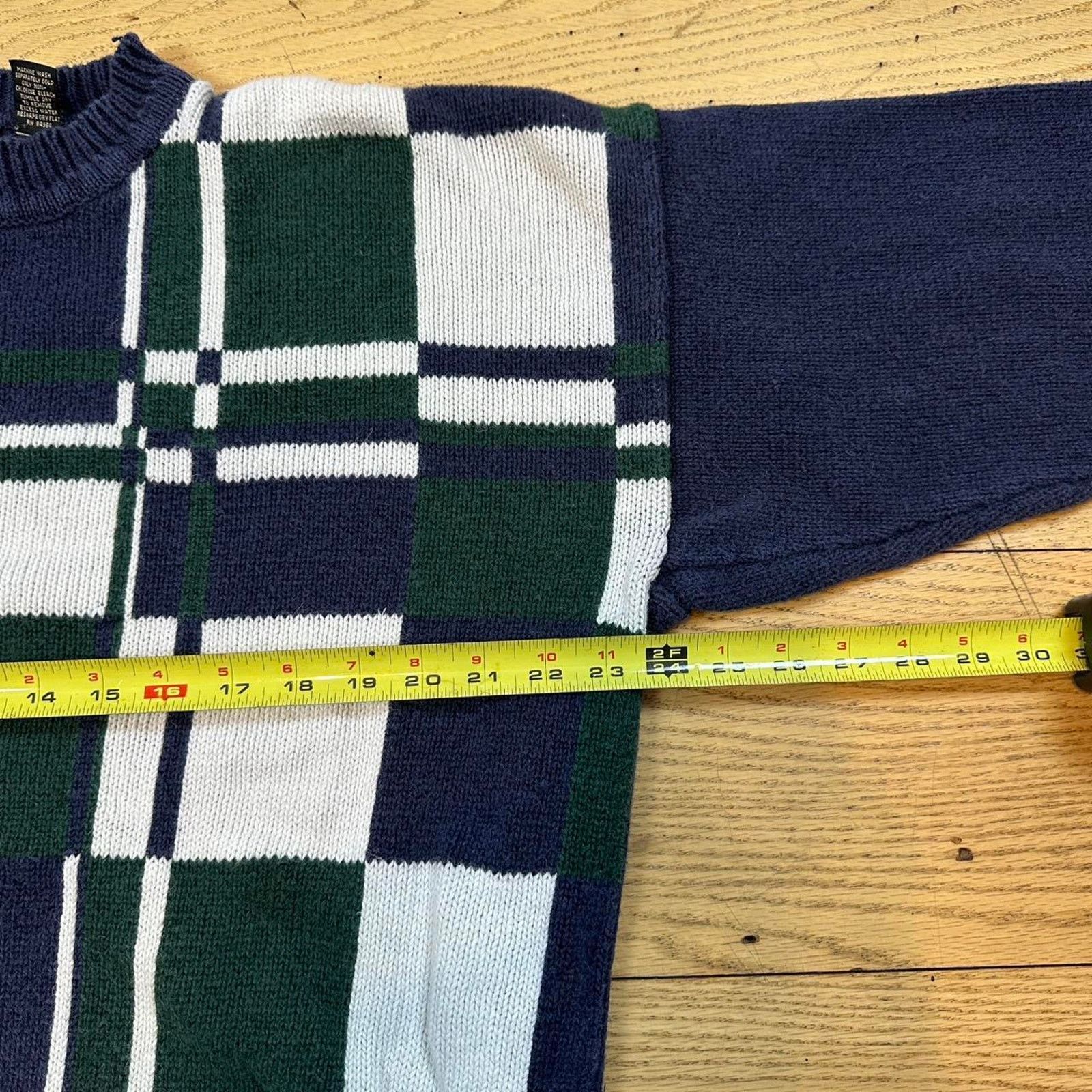 Vintage Vintage patterned knit sweater Size US L / EU 52-54 / 3 - 4 Thumbnail