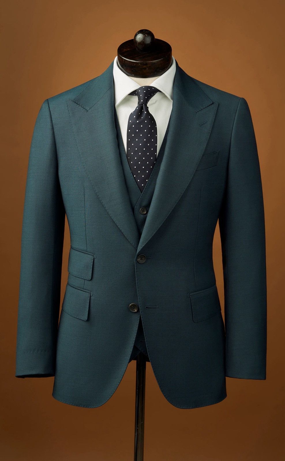 Spier & Mackay 2 Piece Emerald Green Suit (Jacket and Waistcoat ONLY) Size 34R - 1 Preview