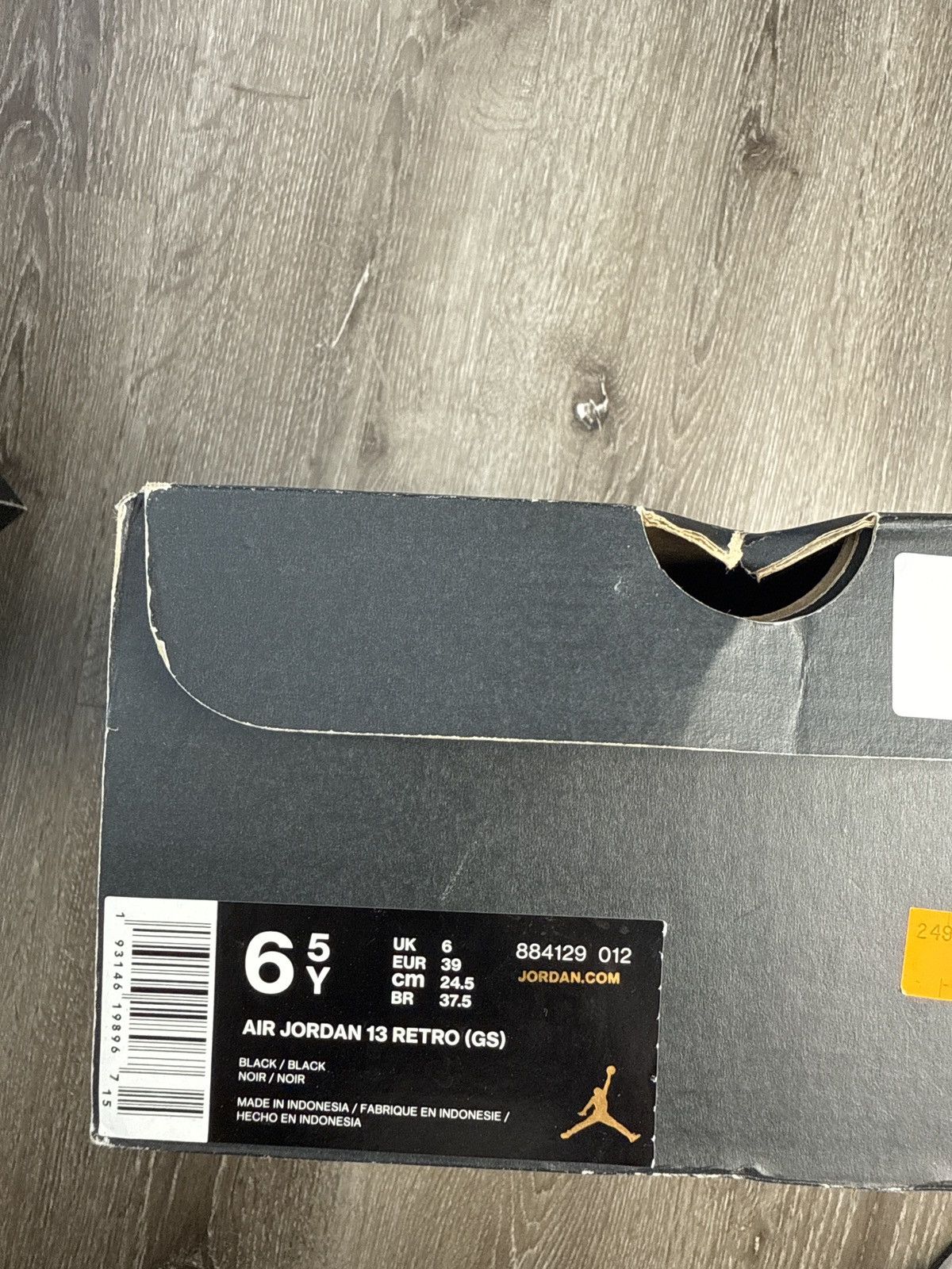 Jordan Brand Jordan 12 “Winter Black” (GS) **PRE-OWNED** Size US 6 / EU 39 - 6 Thumbnail