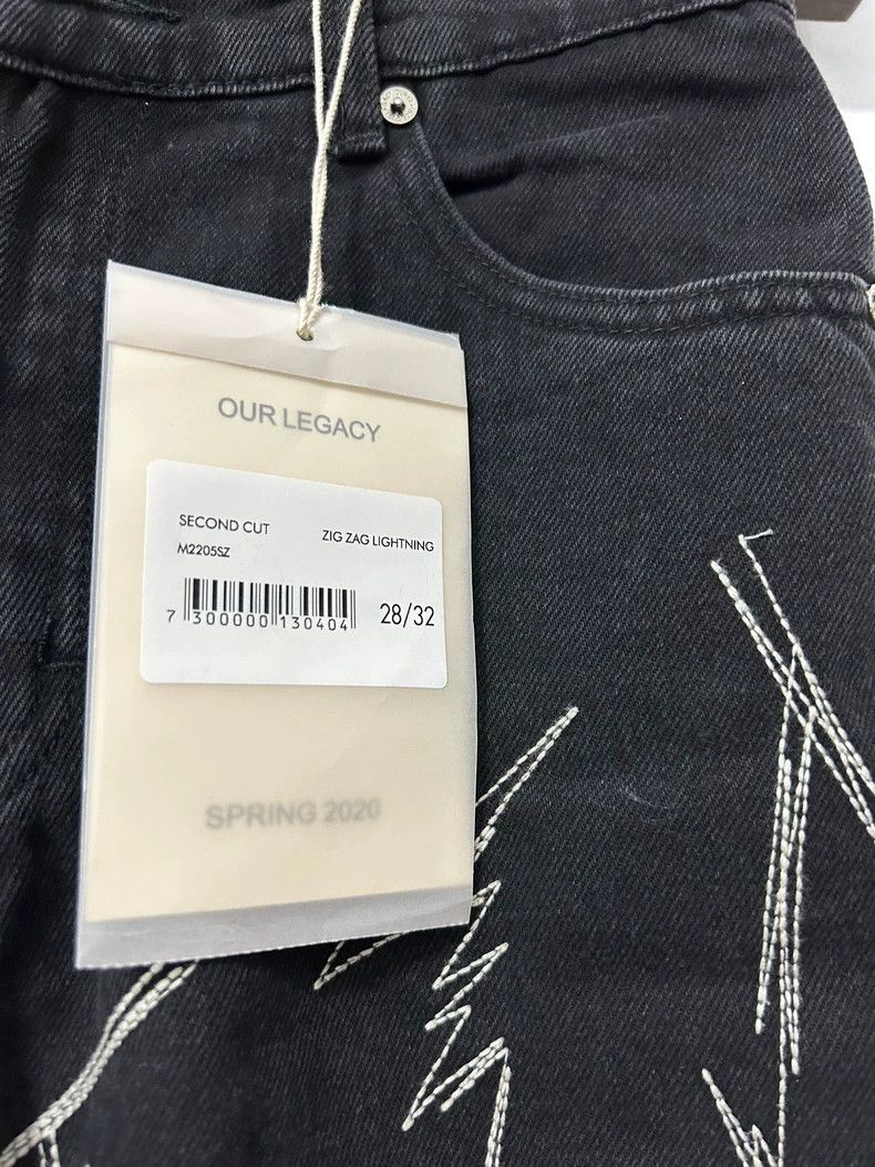 Our Legacy Our Legacy Lightning embroidery, water-washed jeans Size US 28 / EU 44 - 7 Thumbnail