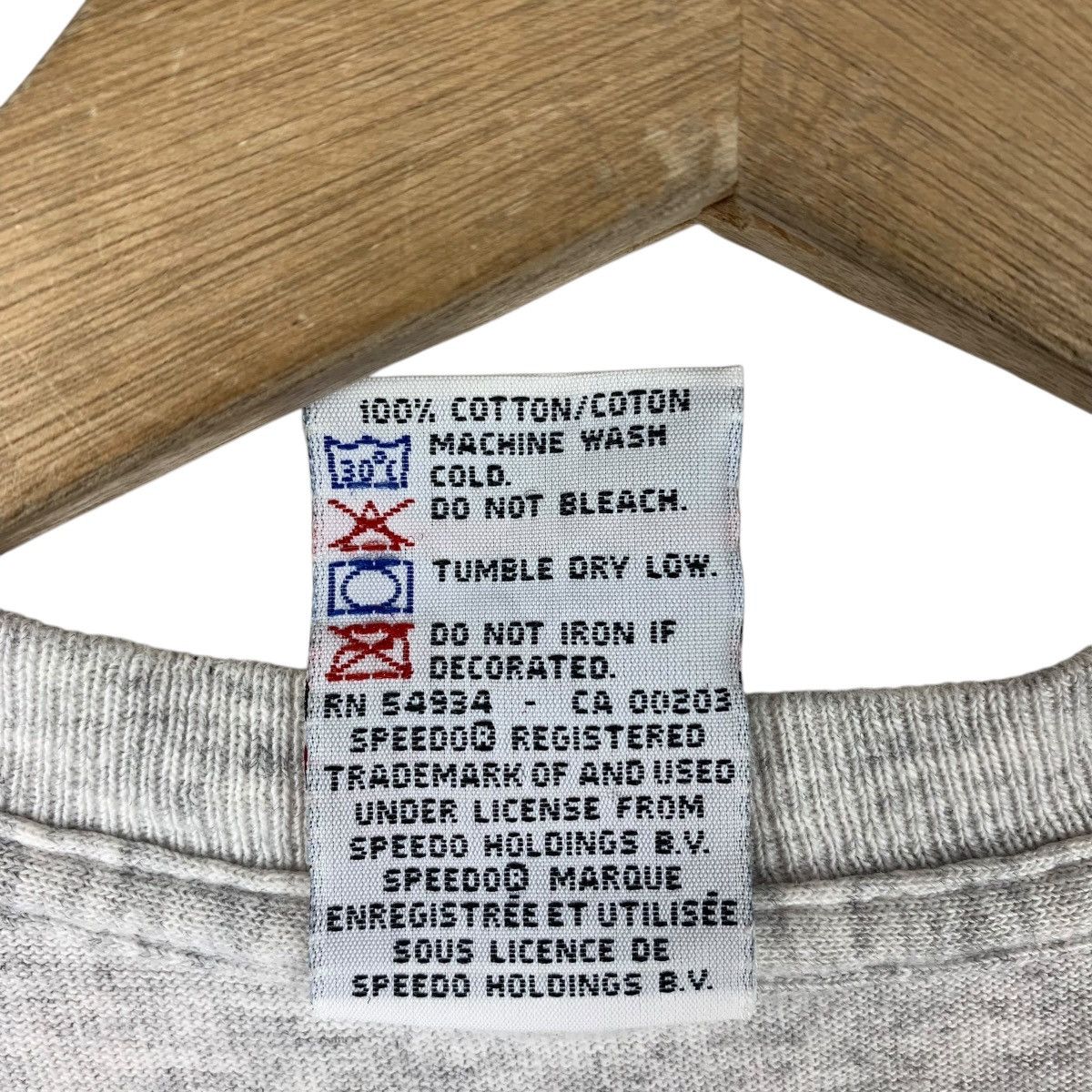 Speedo × Vintage Vintage 90s SPEEDO big logo back logo Surfing tee Size US M / EU 48-50 / 2 - 11 Thumbnail