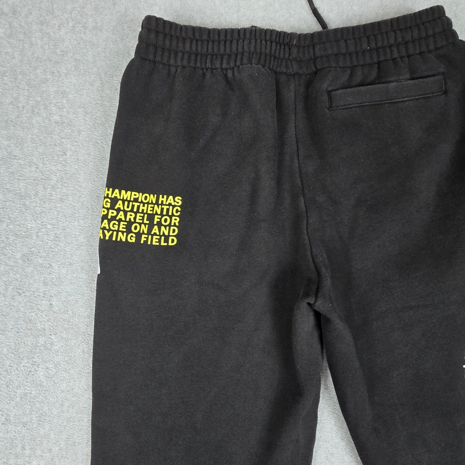 Champion Champion Medium Black Logo Joggers Drawstring Pockets Size US 32 / EU 48 - 9 Thumbnail