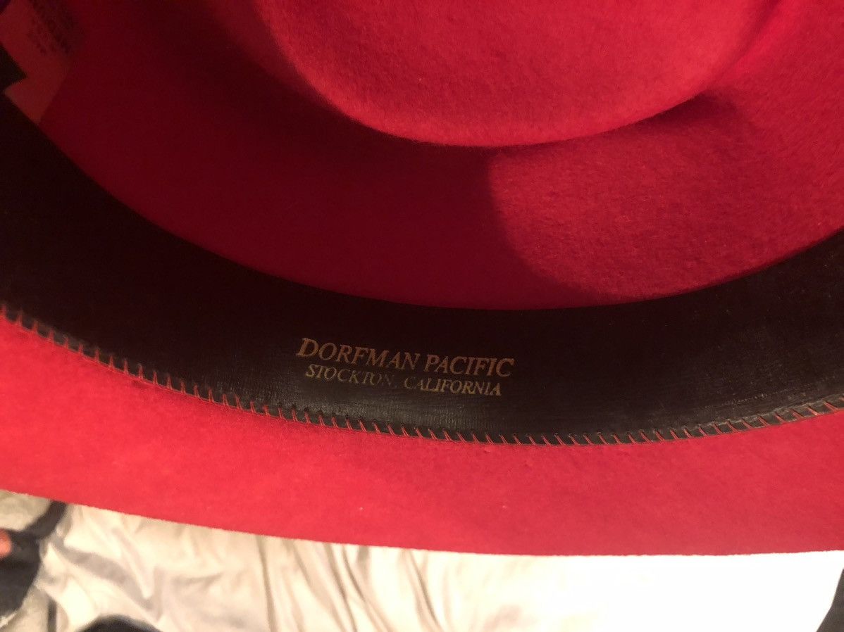 Vintage Red fedora Size ONE SIZE - 4 Thumbnail