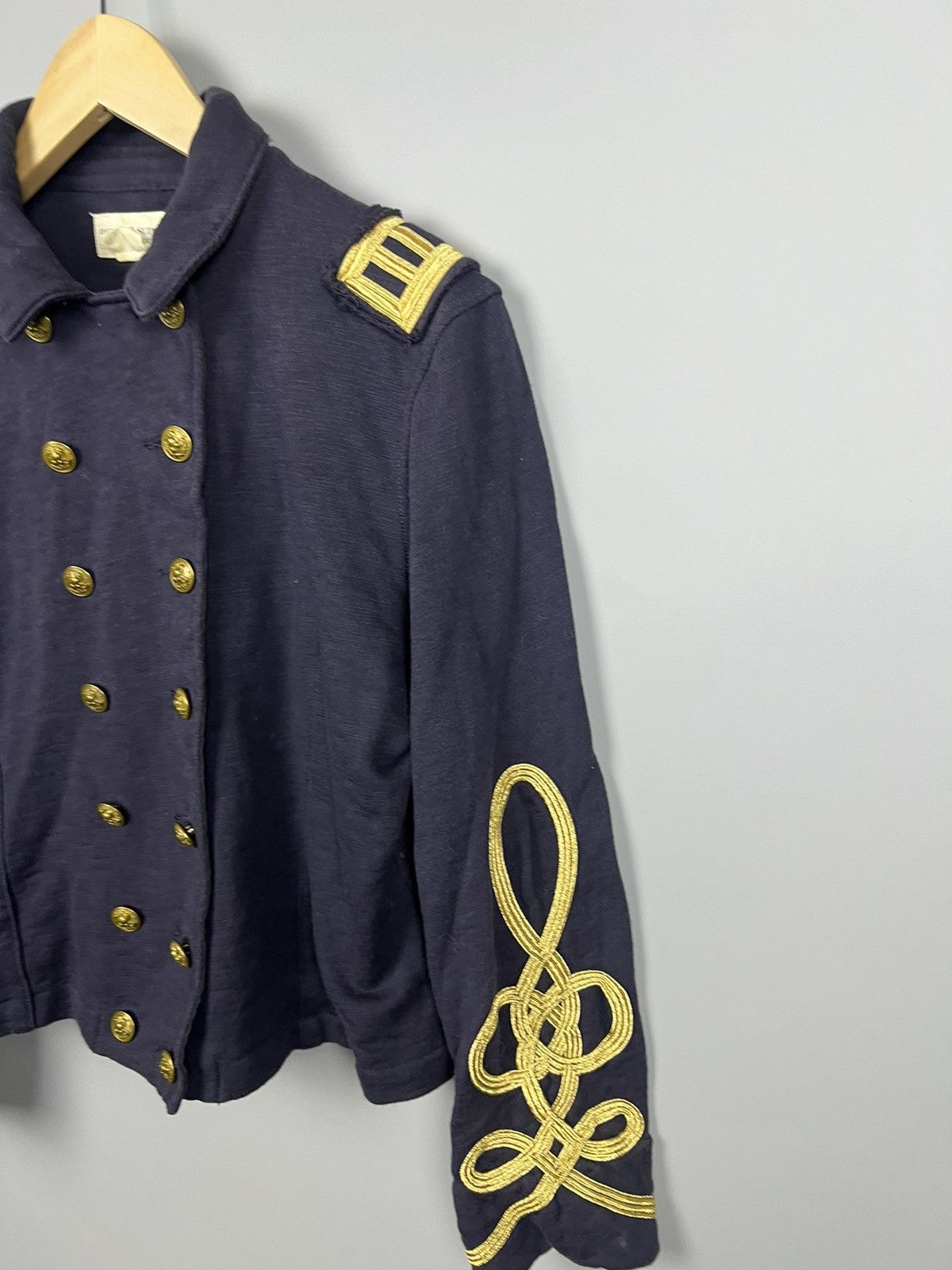 Denim & Supply Ralph Lauren M-L Denim Supply Ralph Lauren Military Blazer Denim Jacket Size L / US 10 / IT 46 - 2 Thumbnail