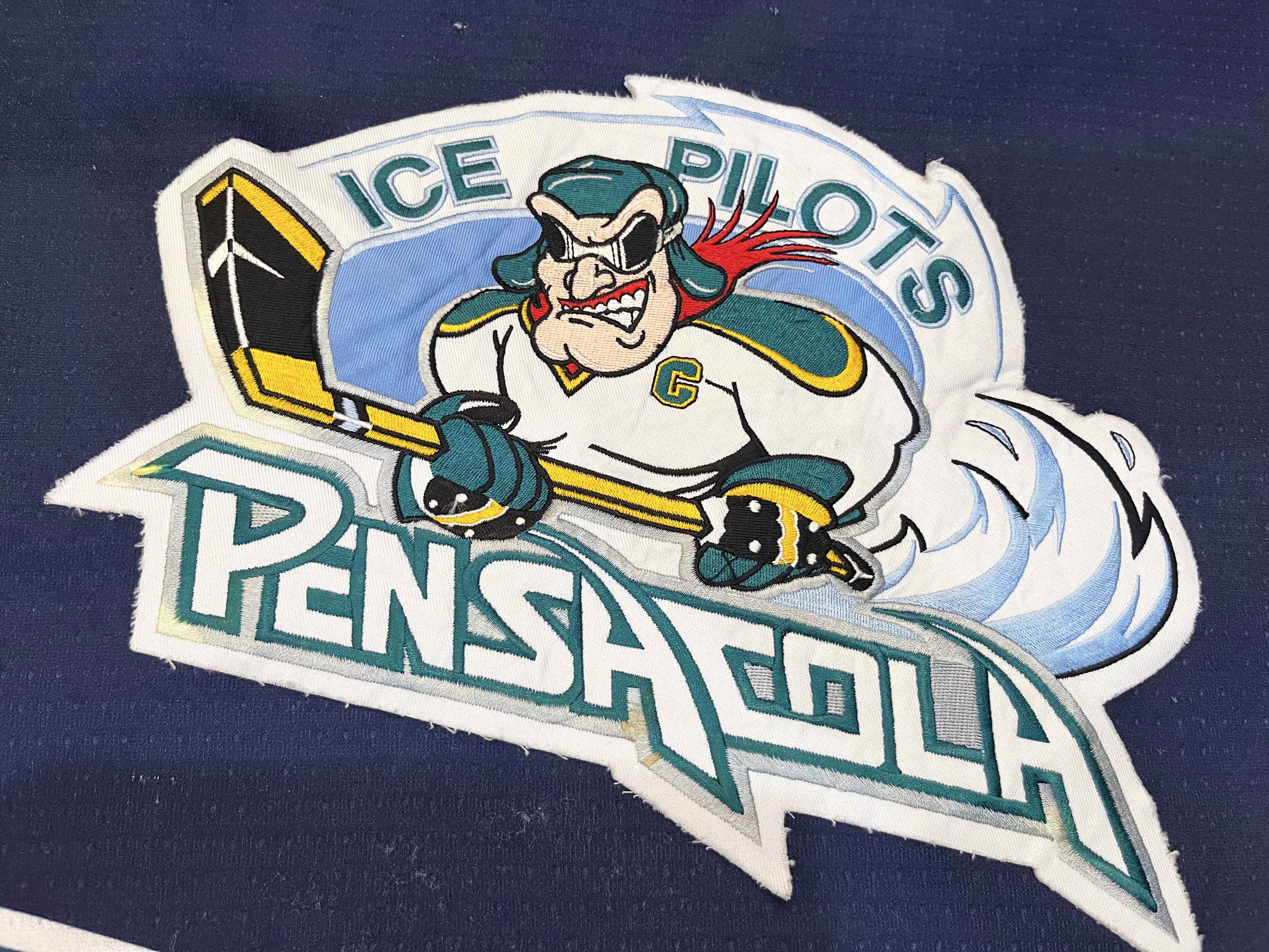 Vintage authentic ECHL Pensacola Ice Pilots Hockey Jersey