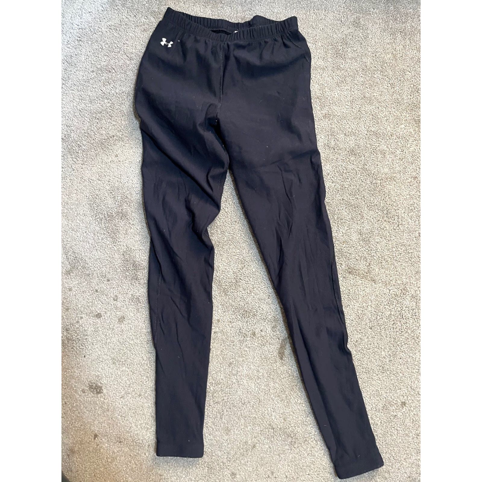 Under Armour Under Armour Fitted Compression Pants Mens Small Black Athletic Base Layer Size US 29 - 3 Thumbnail