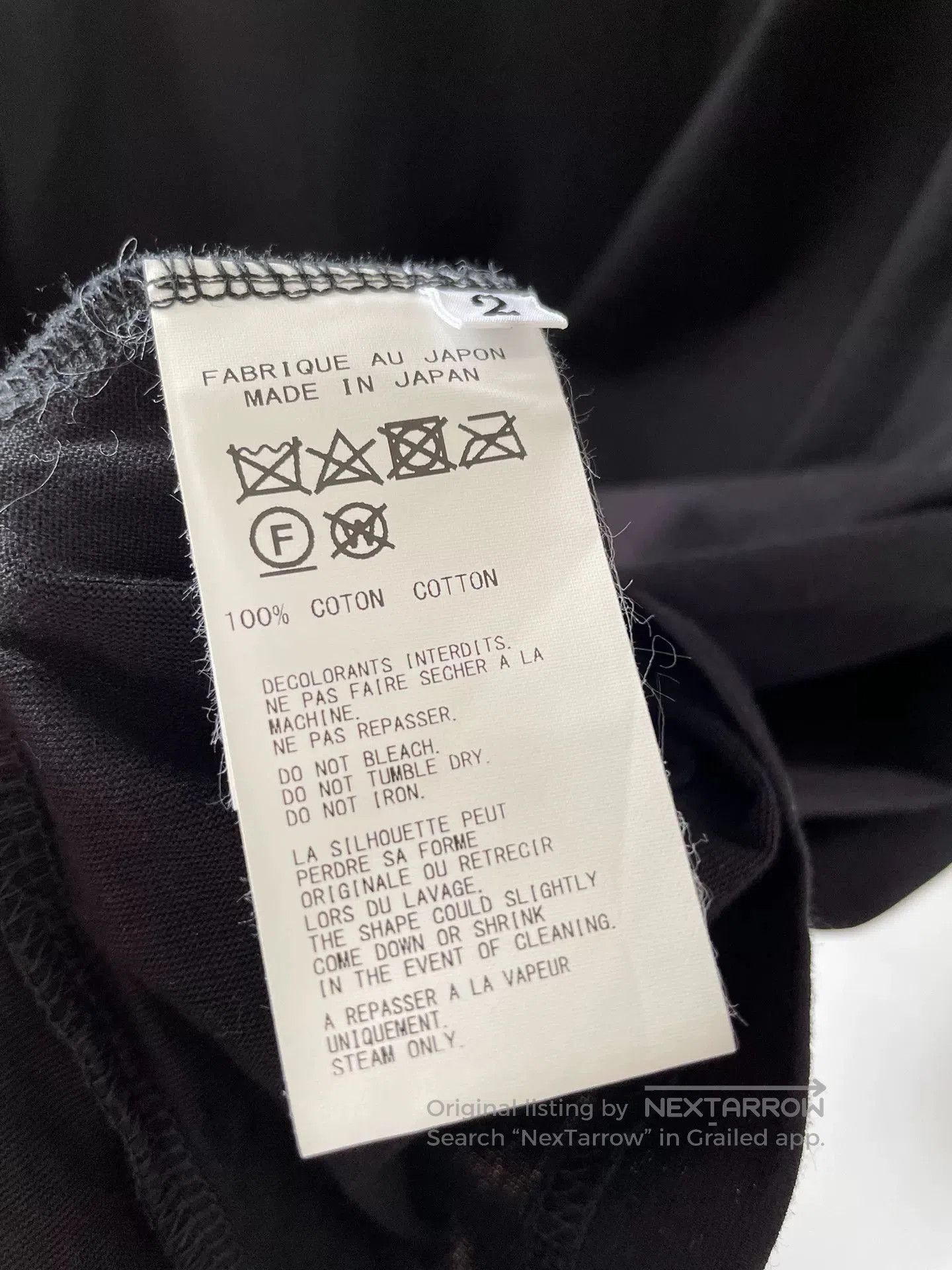 Yohji Yamamoto Yohji Yamamoto Black T. Size US M / EU 48-50 / 2 - 6 Thumbnail