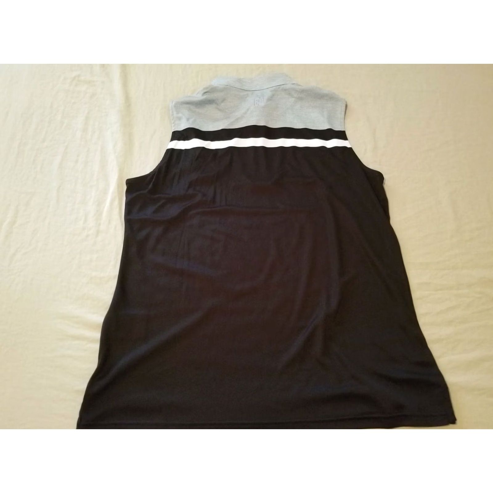 Footjoy FootJoy Womens Vest XL Black Gray Athletic Golf Shirt Size XL / US 12-14 / IT 48-50 - 5 Thumbnail