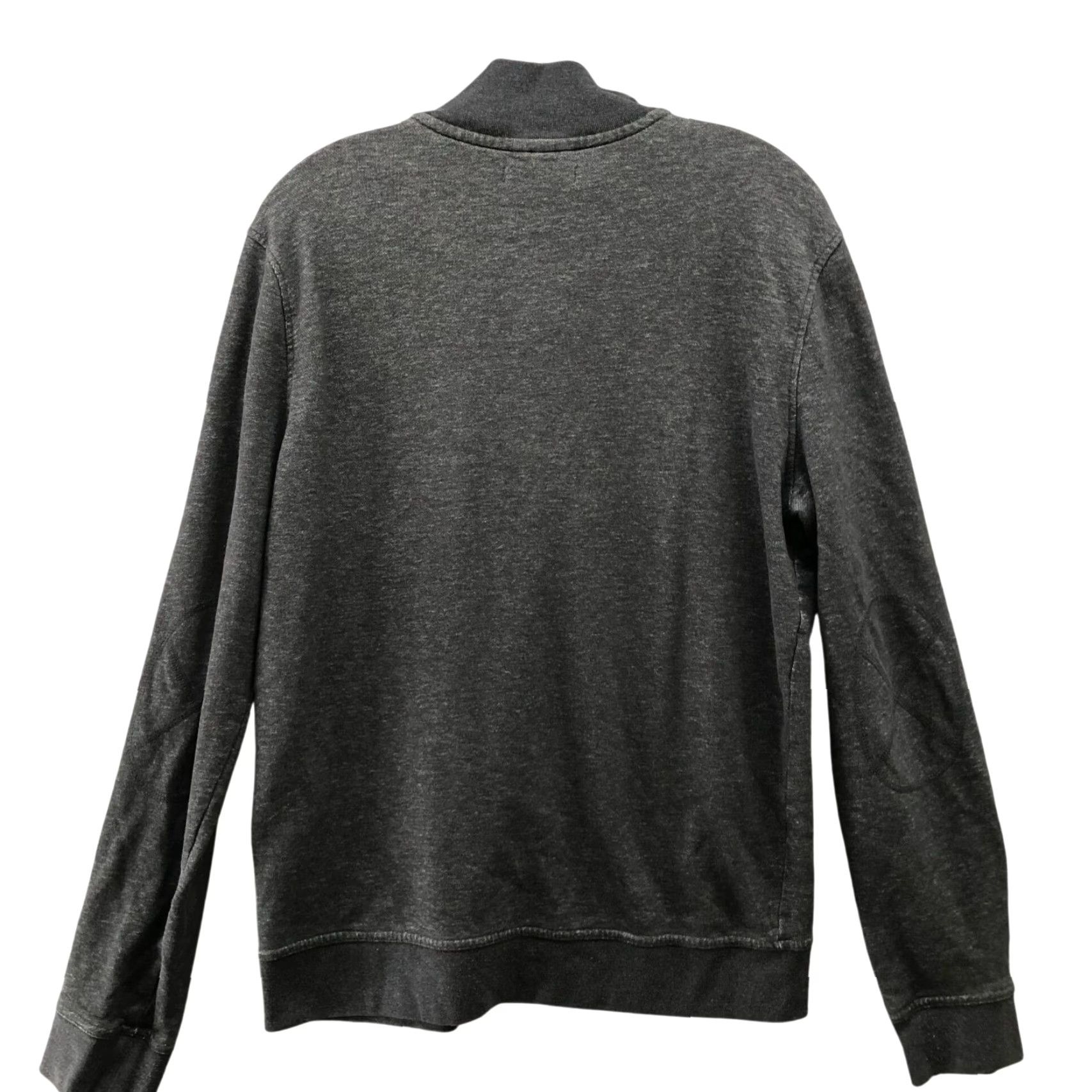 Banana Republic Banana Republic Sweater Mens M Gray 1/4 Zip Lightweight Cotton Elbow Patch Mock Neck Pullover Casual Classic Mens Size US M / EU 48-50 / 2 - 2 Thumbnail