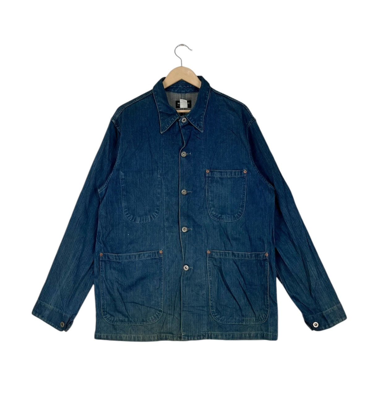 Beams Plus Hard Wear by Beams Chore Denim Jacket Size US L / EU 52-54 / 3 - 1 Thumbnail