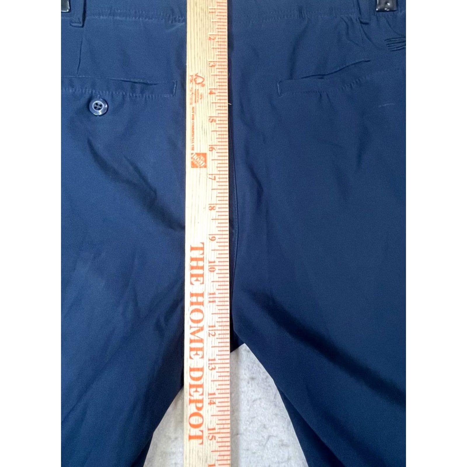 Vintage Tree Sixtysix Navy Blue Golf Pants Women Size 8 Tapered Ankle Twill Pockets Zipper Regular Inseam 28" Size 30" / US 8 / IT 44 - 5 Thumbnail
