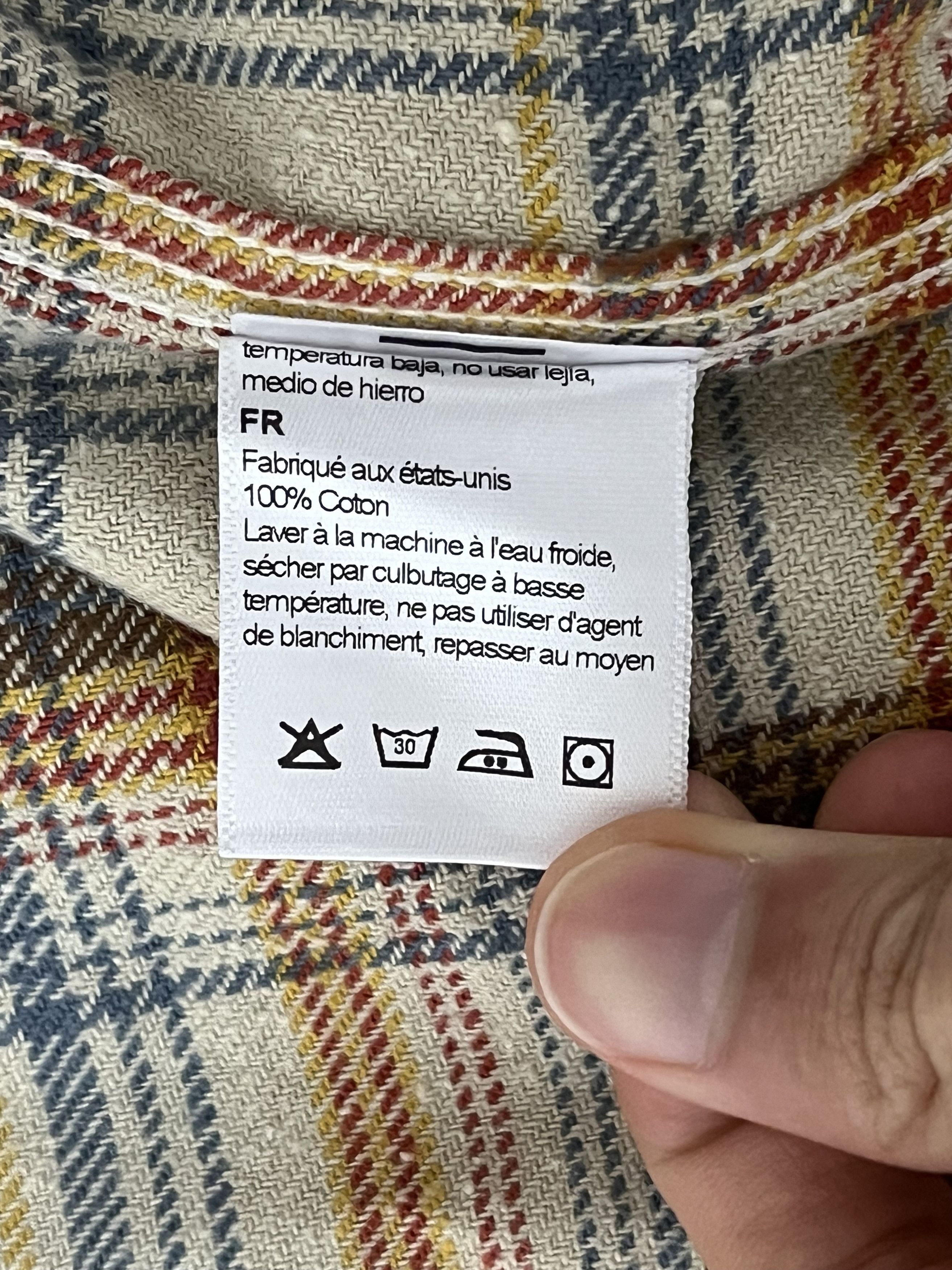 Freenote Cloth 💚 Freenote Cloth Lancaster Cream Shadow Plaid Medium NEW Size US M / EU 48-50 / 2 - 15 Thumbnail