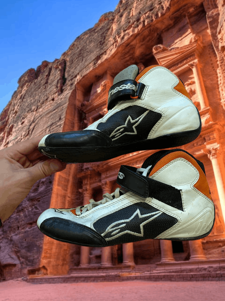 Alpinestars Y2K Hi-Top Sneakers big logo Alpinestars Vintage MOTO Size US 5 / EU 37 - 1 Thumbnail