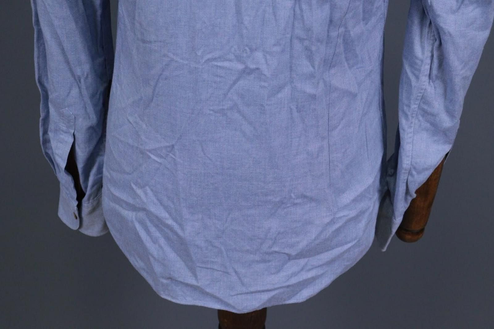 Corneliani Corneliani ID Blue Button Down Long Sleeve Shirt Size 39 Size US M / EU 48-50 / 2 - 10 Thumbnail