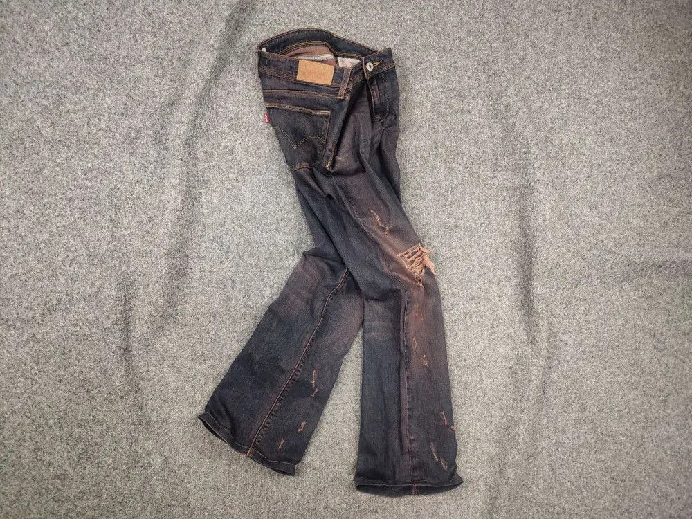 Le Grande Bleu (L.G.B.) Vintage Levis 572 Bootcut Jeans if six was nine Y2K LGB Size 31" - 1 Thumbnail