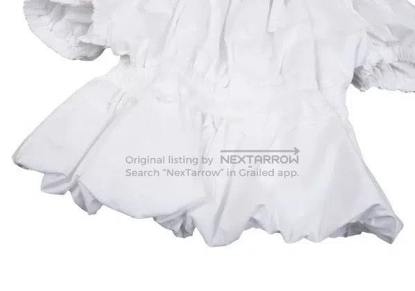 Comme des Garcons Comme Des Garcons White vintage off-shoulder top Size XS / US 0-2 / IT 36-38 - 6 Thumbnail
