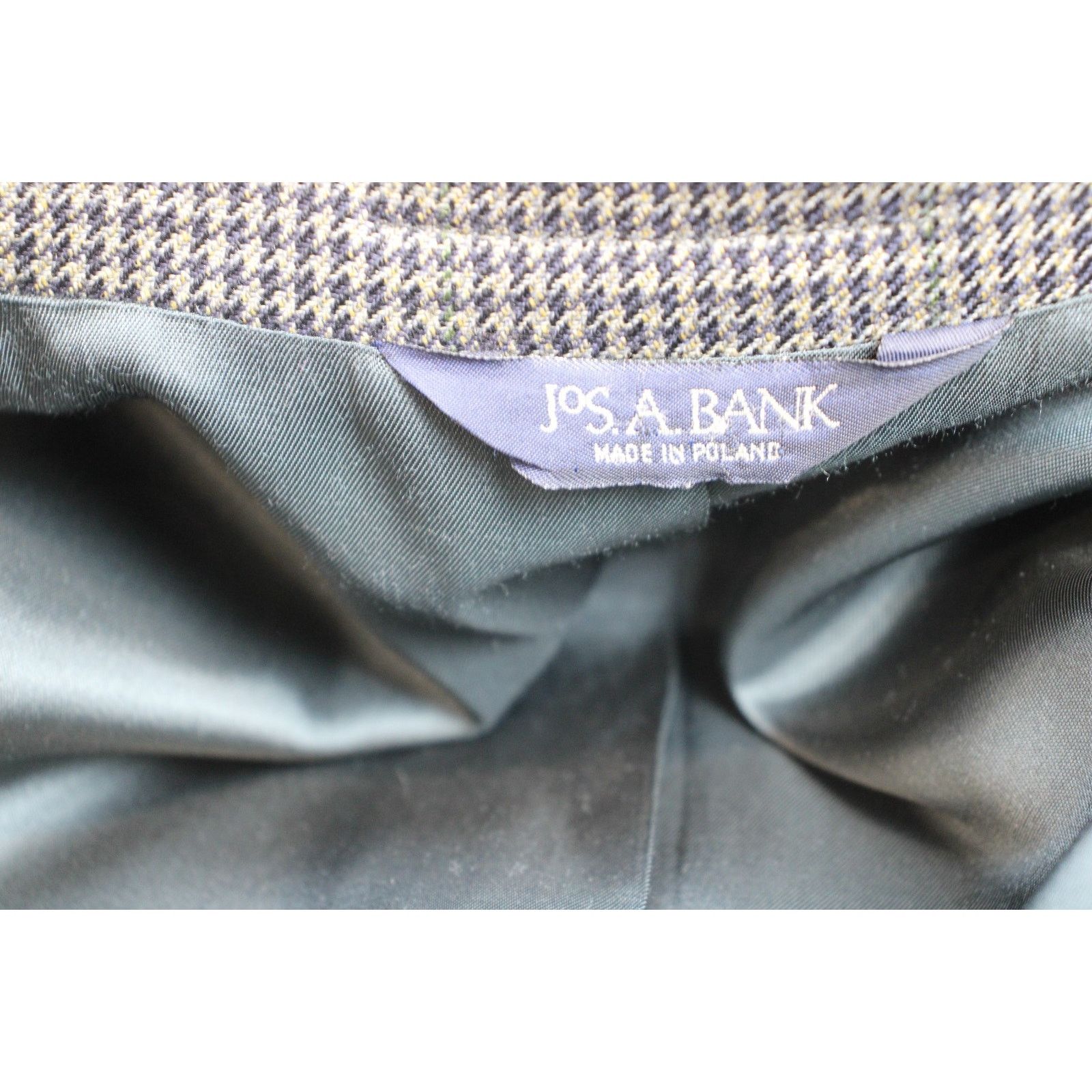 Jos. A. Bank Jos A Bank Blazer Men's Size 41R Wool Houndstooth Collection Size 42R - 5 Thumbnail