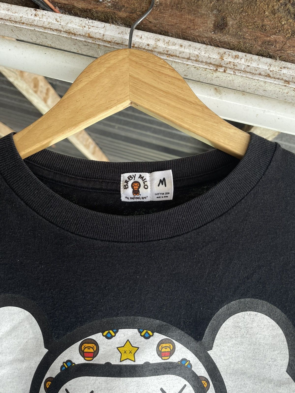 Bape × Kaws BAPE Baby Milo x KAWS Skull Graphic Tee Black Size US M / EU 48-50 / 2 - 6 Thumbnail