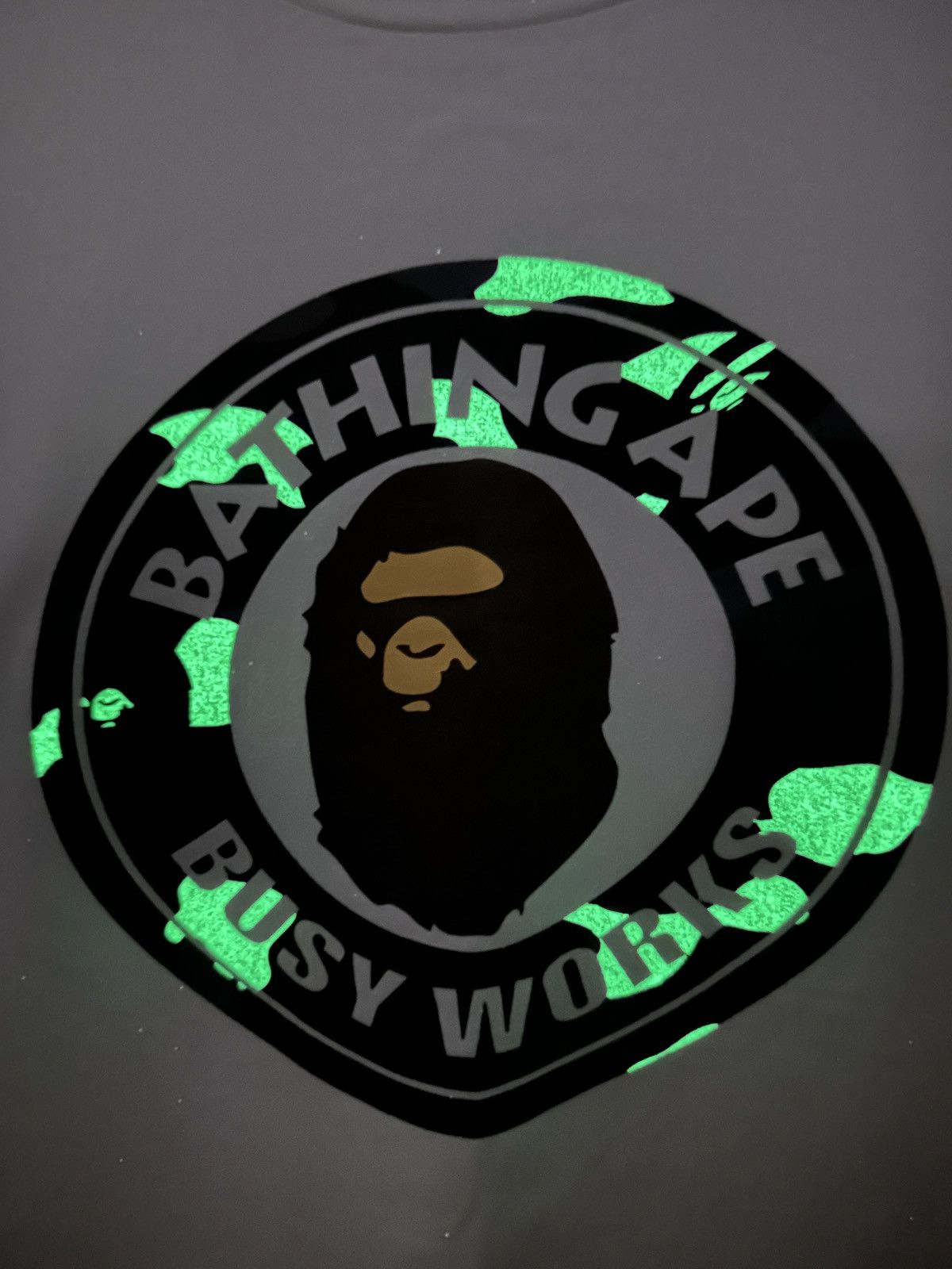 Bape Bape City Camo Ape Head T Shirt Glow In The Dark A Bathing Size US XL / EU 56 / 4 - 4 Thumbnail