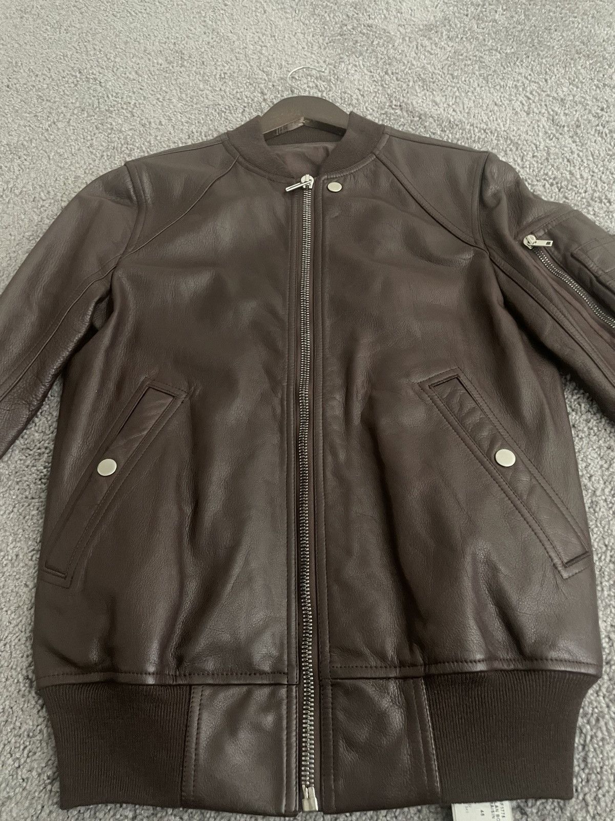 Rick Owens Rick owens calf leather bomber RARE Size US M / EU 48-50 / 2 - 2 Thumbnail