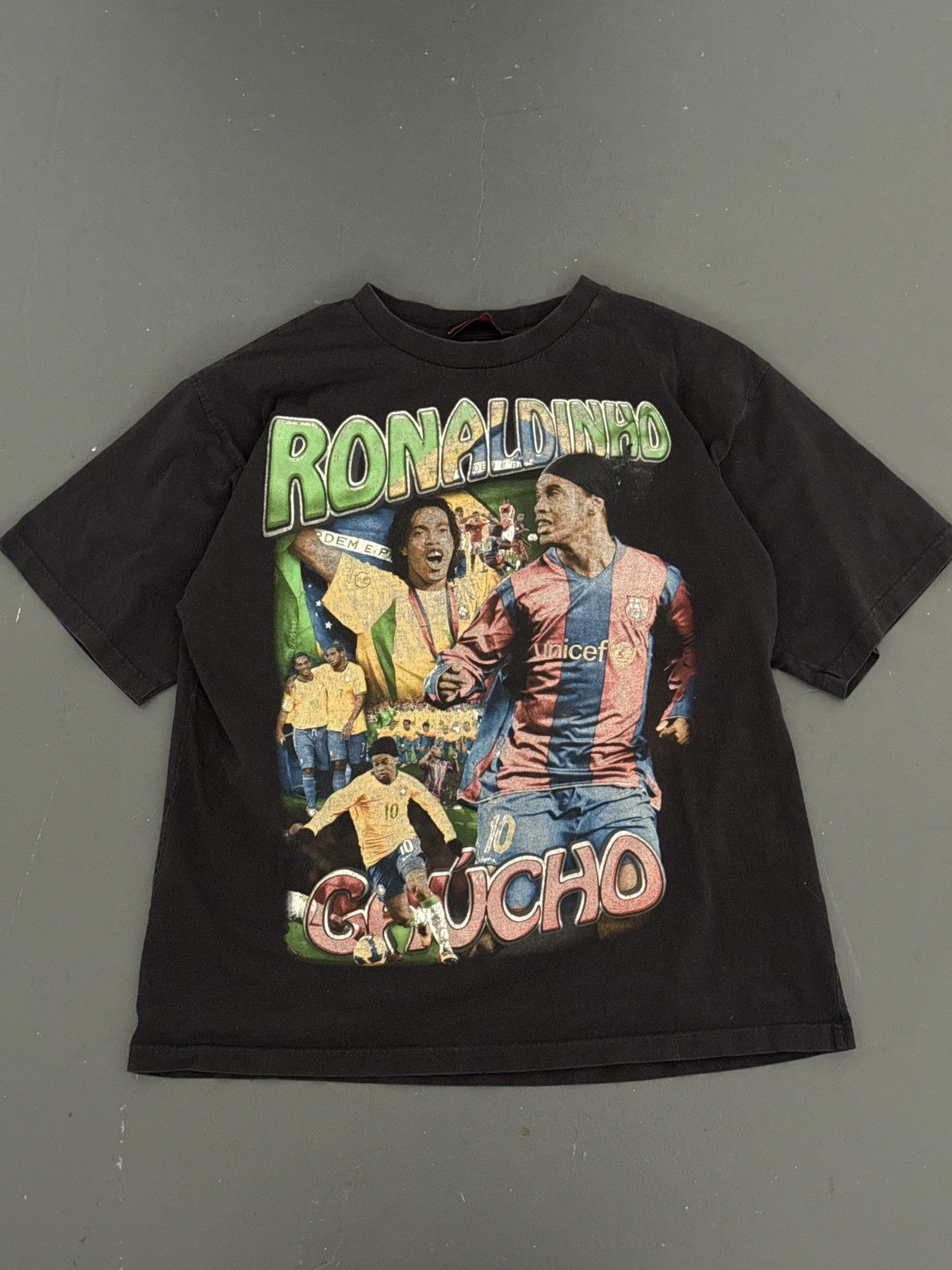 Marino Morwood Marino Morwood Ronaldinho Bootleg Rap T-shirt Size US XXL / EU 58 / 5 - 1 Thumbnail