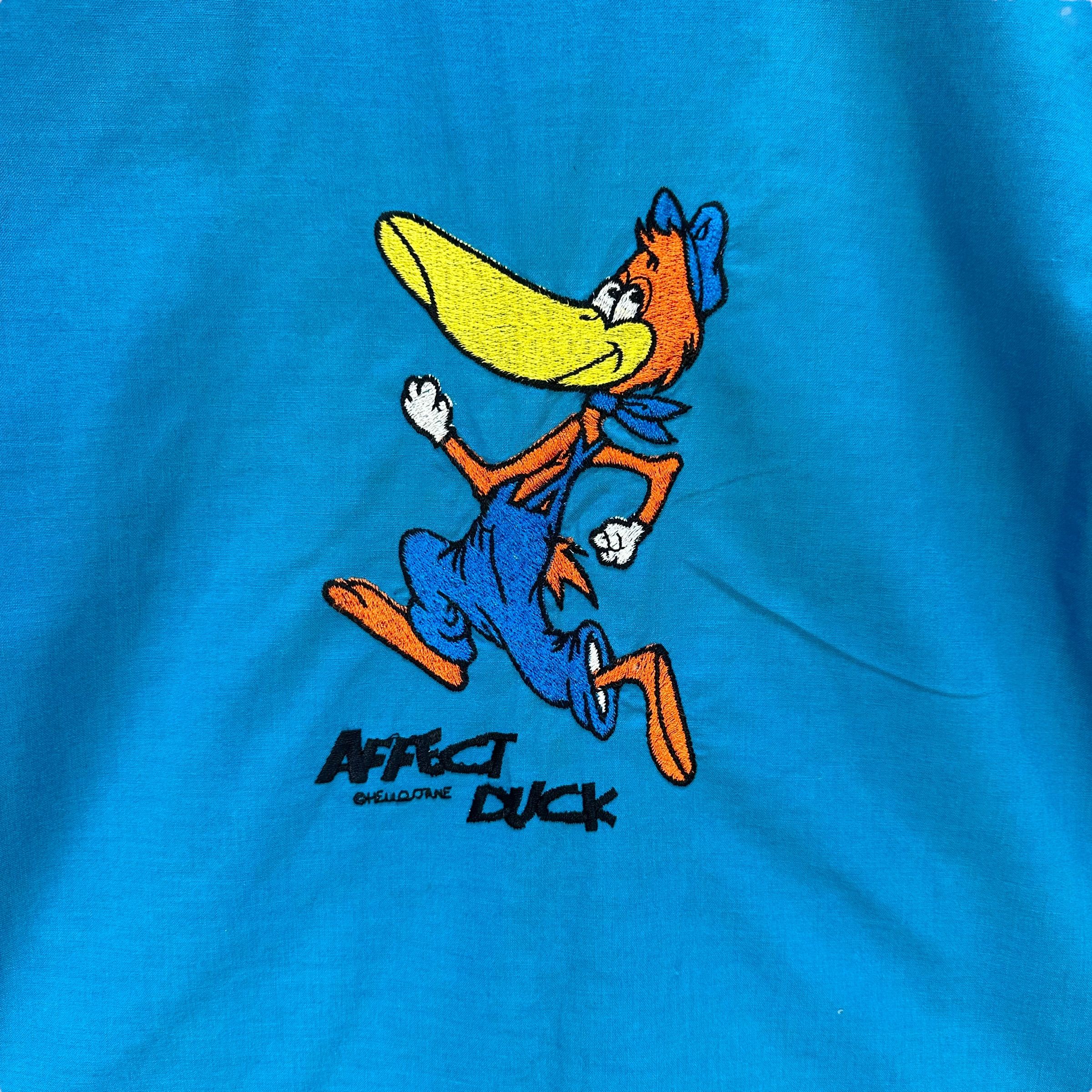 Cartoon Network AFFECT DUCK EMBROIDERY LOGO HOODIE JACKET #7545-152 Size US S / EU 44-46 / 1 - 2 Thumbnail