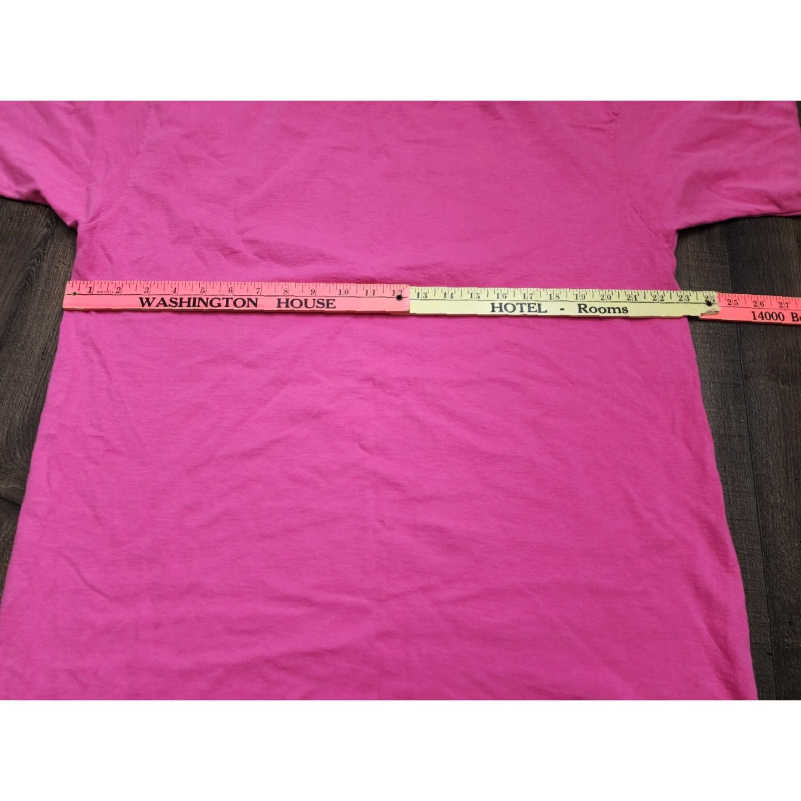 Fruit Of The Loom VINTAGE 80s Fruit of the Loom T Shirt Adult XL Pink Graphic Print Ocean Theme Mens Size US XL / EU 56 / 4 - 3 Thumbnail