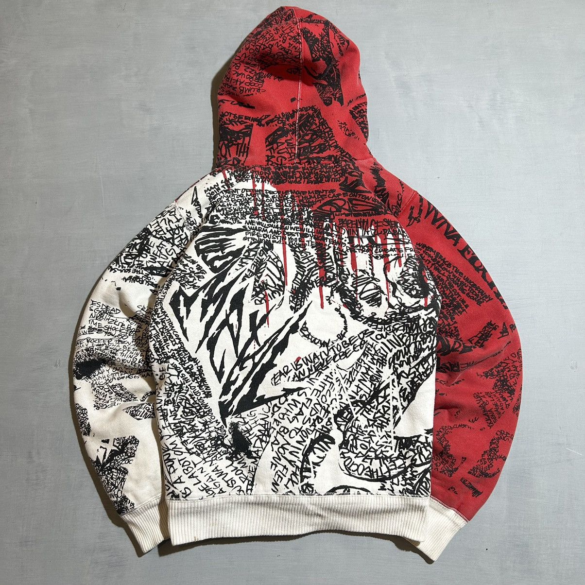 Fox Racing Y2K Graffiti Sasquatch Fox Racing two tone zip up Small Size US S / EU 44-46 / 1 - 5 Thumbnail
