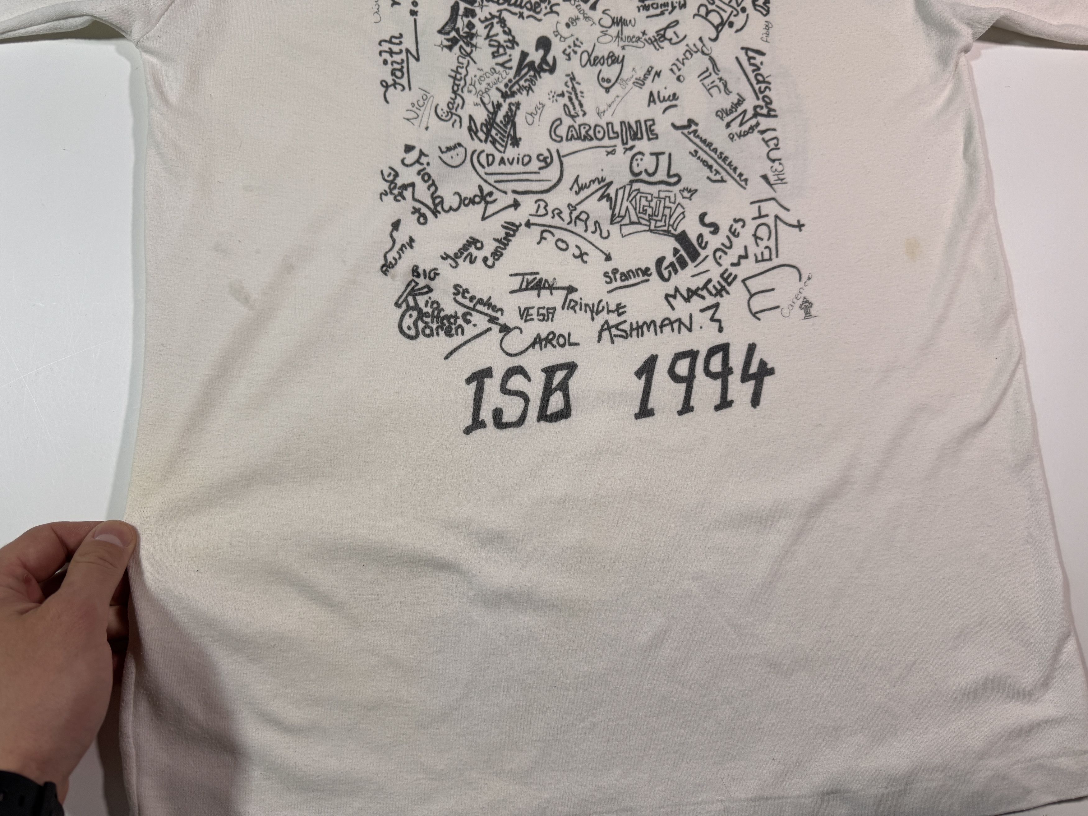 Vintage Vintage 1994 Tom Sawyer Distressed T-shirt Size US XL / EU 56 / 4 - 5 Thumbnail