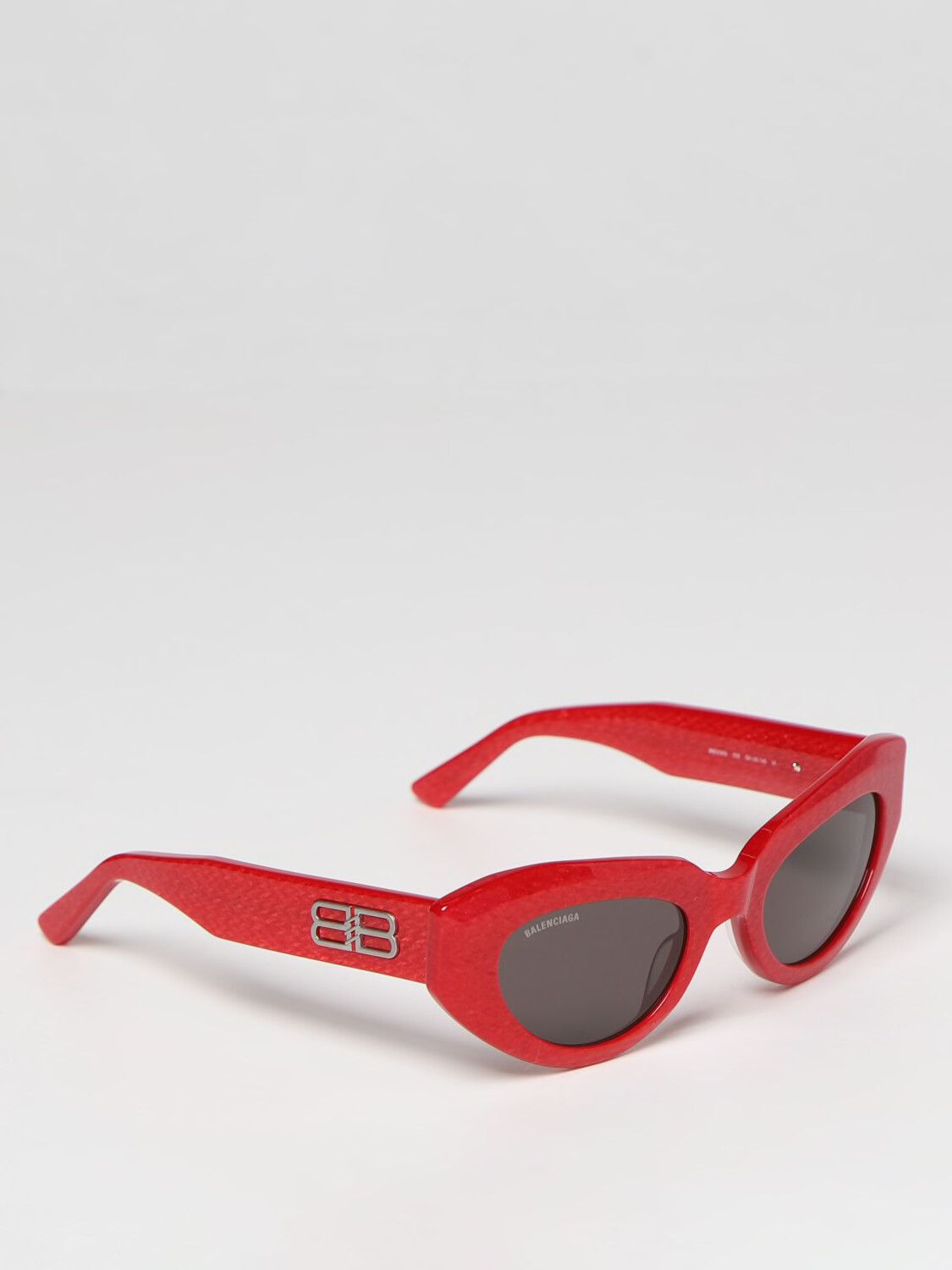 image of New Balenciaga Bb0236S - 003 Red ‘Rive Gauche’ Sunglasses, Women's