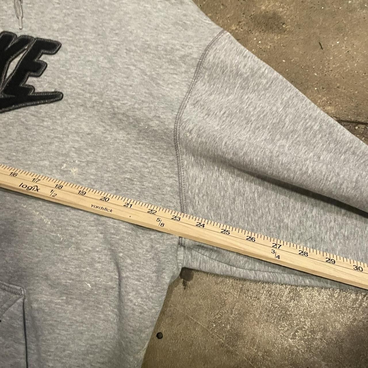 Nike 2000s Nike Gray Hoodie Cool Paint Splash On Front Size XL Size US XL / EU 56 / 4 - 7 Thumbnail
