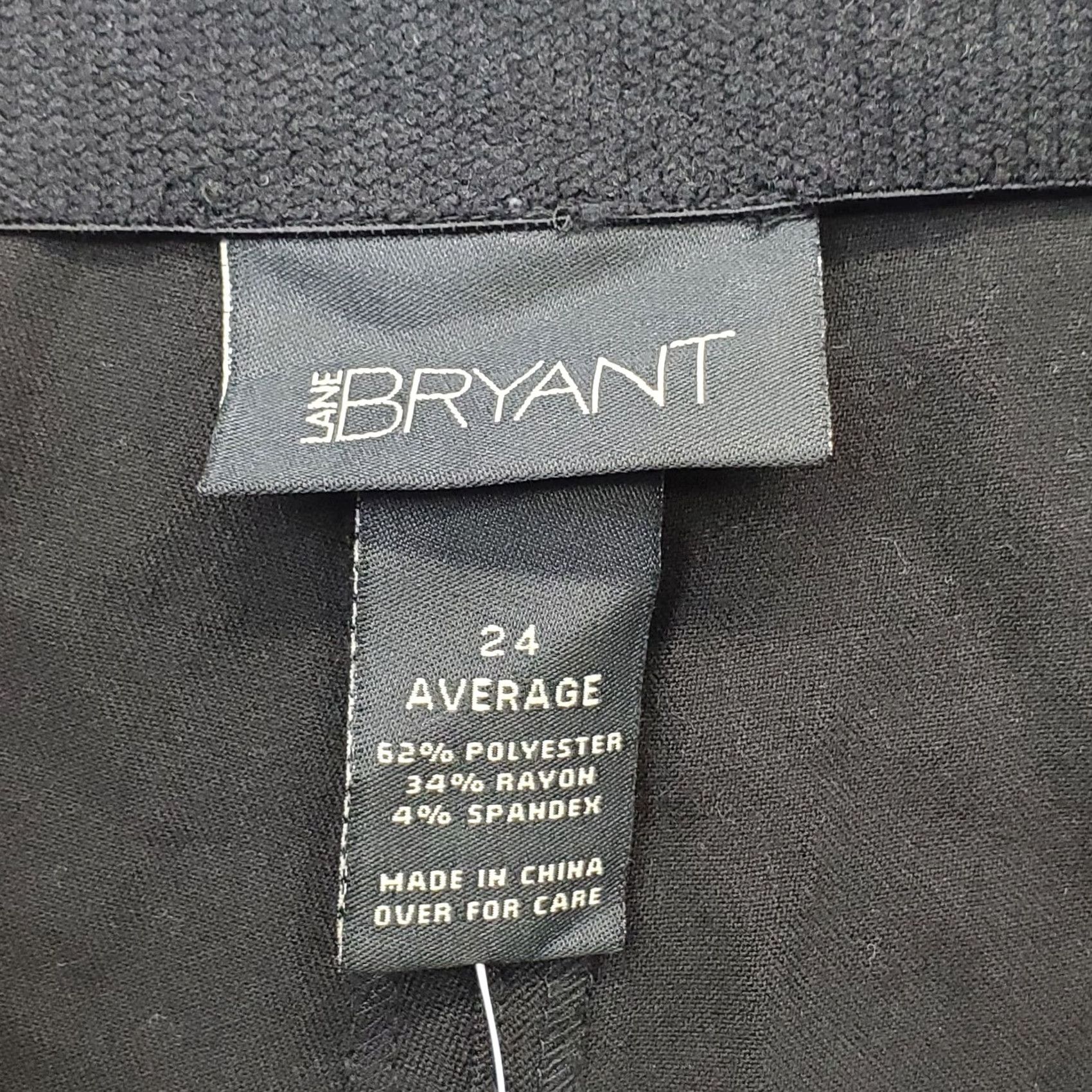 Vintage Lane Bryant Pants Womens 24 Black Stretch Career High Waisted Straight Pants Womens 24 Black Stretch Career High Waisted Straight Size 42" / US 20 - 7 Thumbnail
