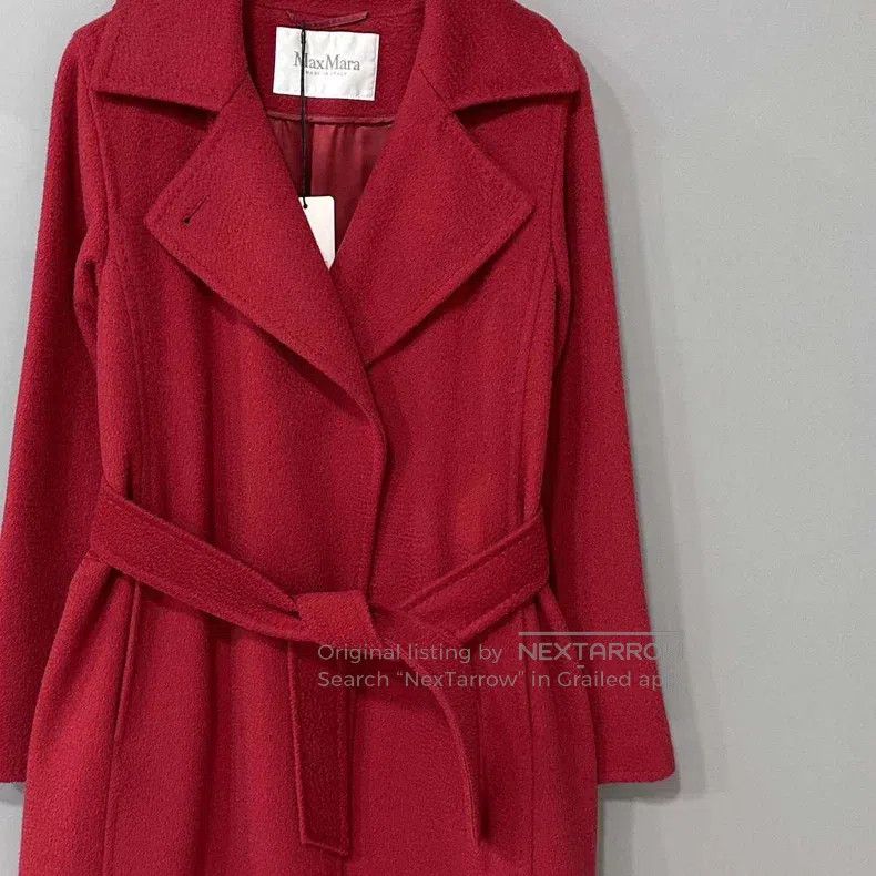 Max Mara Max Mara Red Coat Size XS / US 0-2 / IT 36-38 - 2 Thumbnail