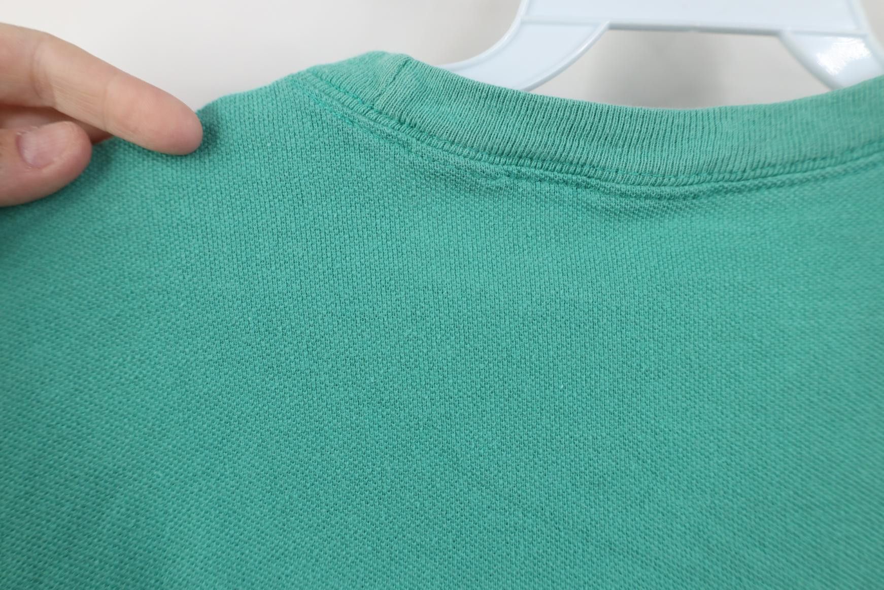 Vintage Vintage 90s Streetwear Pique Cotton Knit Pocket T-Shirt Size US M / EU 48-50 / 2 - 10 Thumbnail