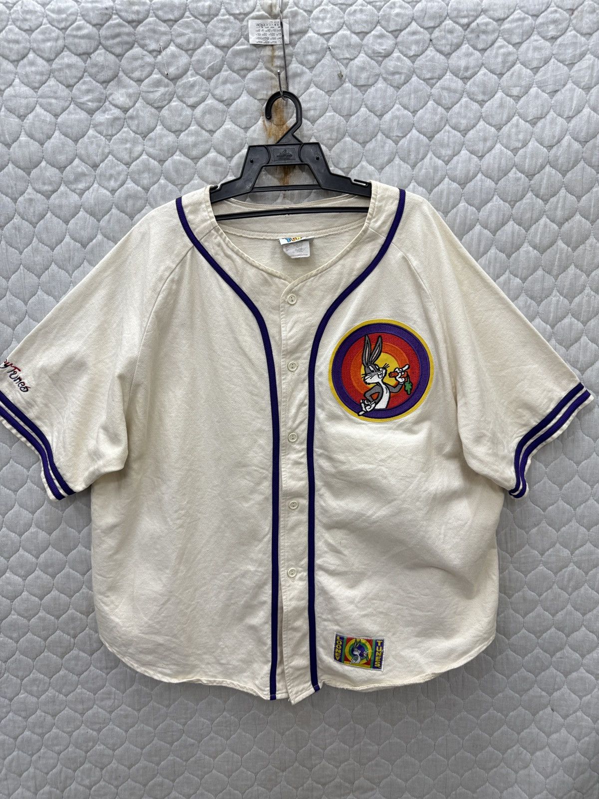 Vintage 🔥🔥🔥VTG LOONEY TUNES BASEBALL SHIRTS Size US XL / EU 56 / 4 - 1 Thumbnail