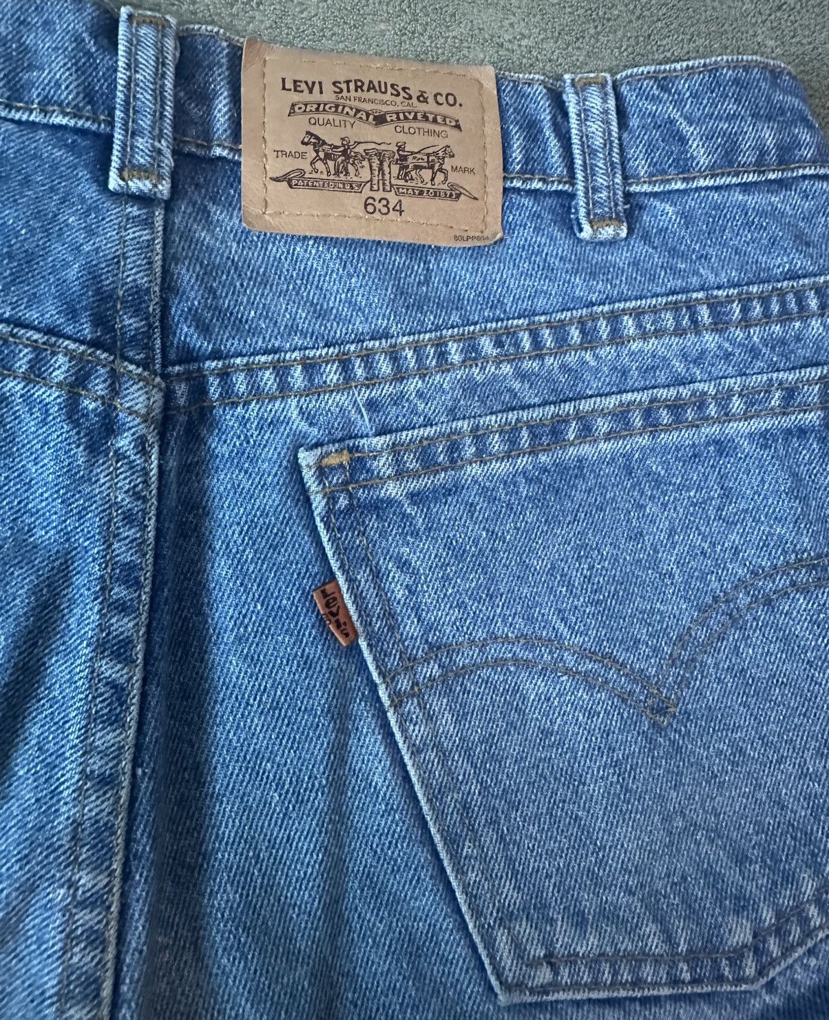 Levi's Vintage Clothing Vintage Orange tab Levi’s 634 jeans Size US 34 / EU 50 - 2 Thumbnail