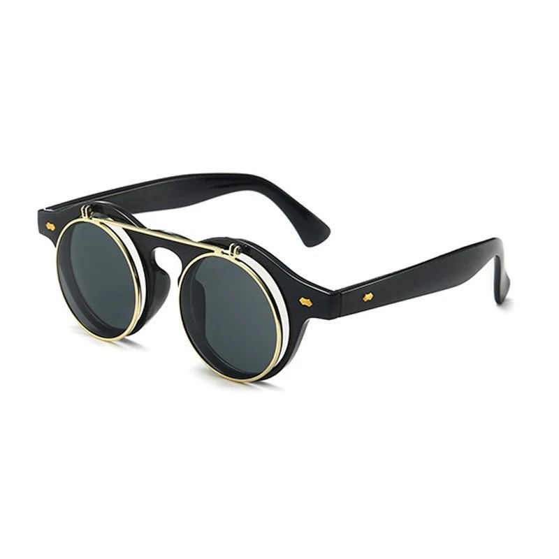Vintage Retro Vault Circular Sunglasses Size ONE SIZE - 1 Thumbnail
