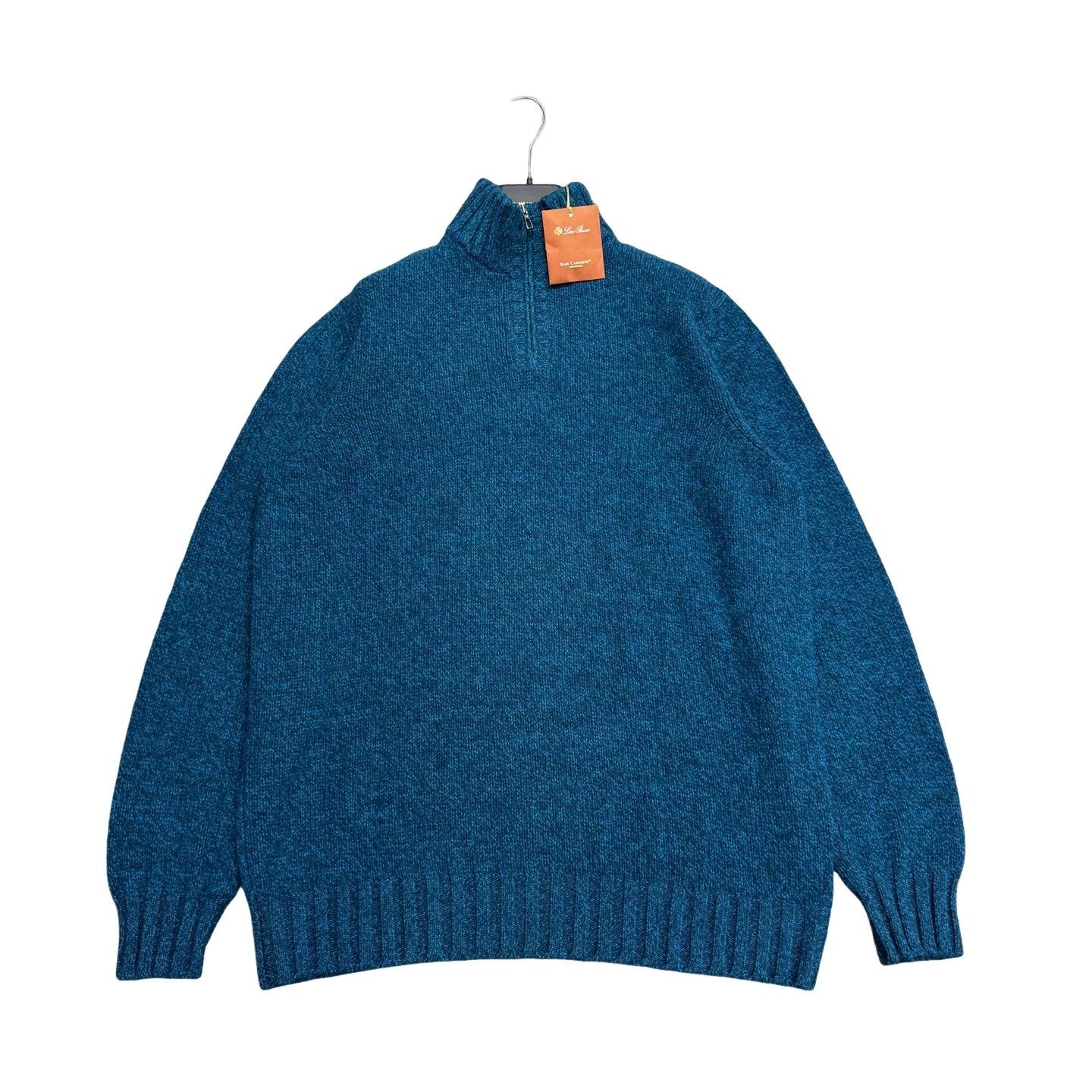 Loro Piana Loro Piana Baby Cashmere Quarter-Zip Sweater 60 Size US XXL / EU 58 / 5 - 1 Thumbnail