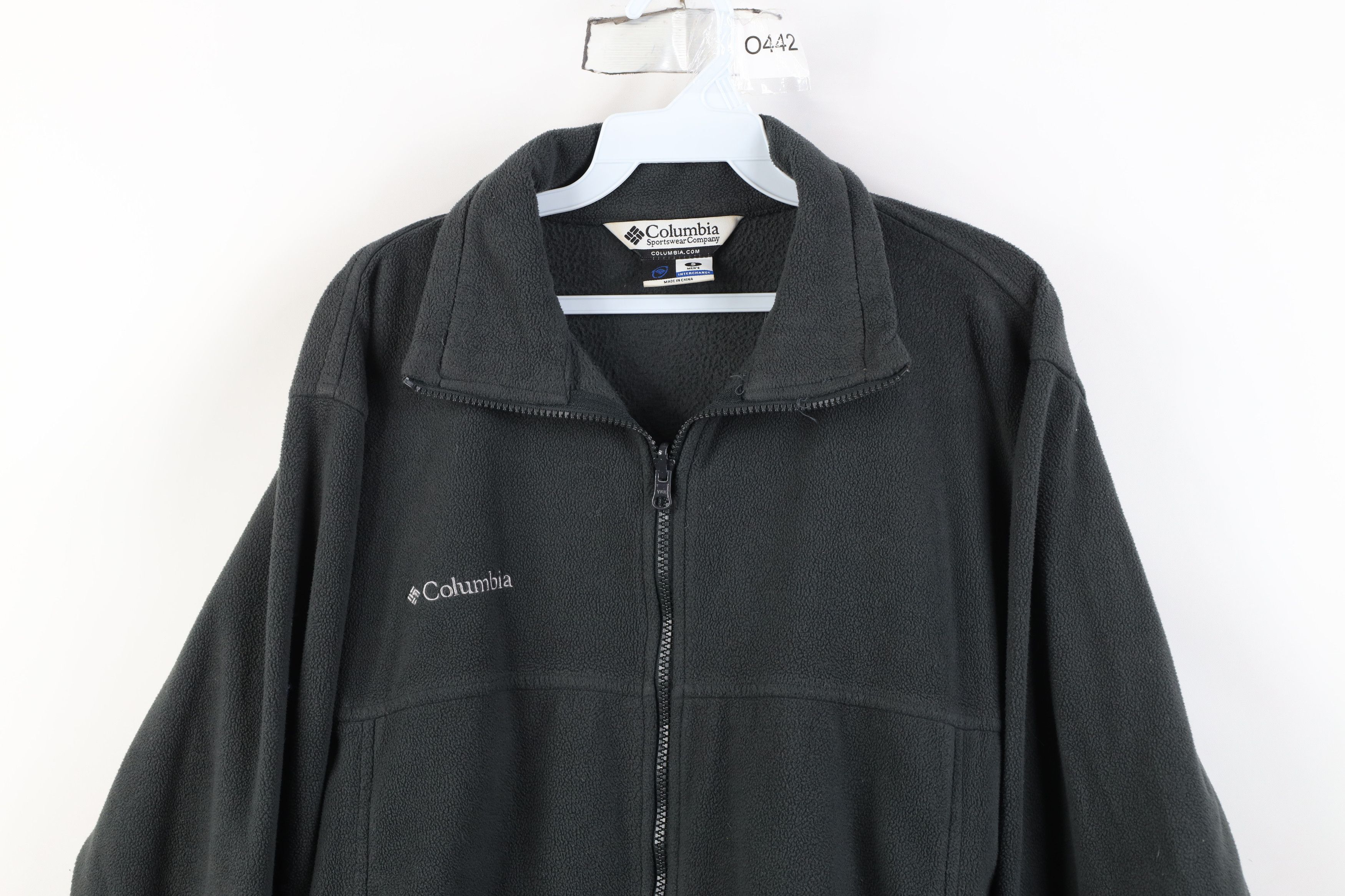 Columbia Vintage Y2K Columbia Spell Out Full Zip Fleece Jacket Gray Size US S / EU 44-46 / 1 - 2 Thumbnail