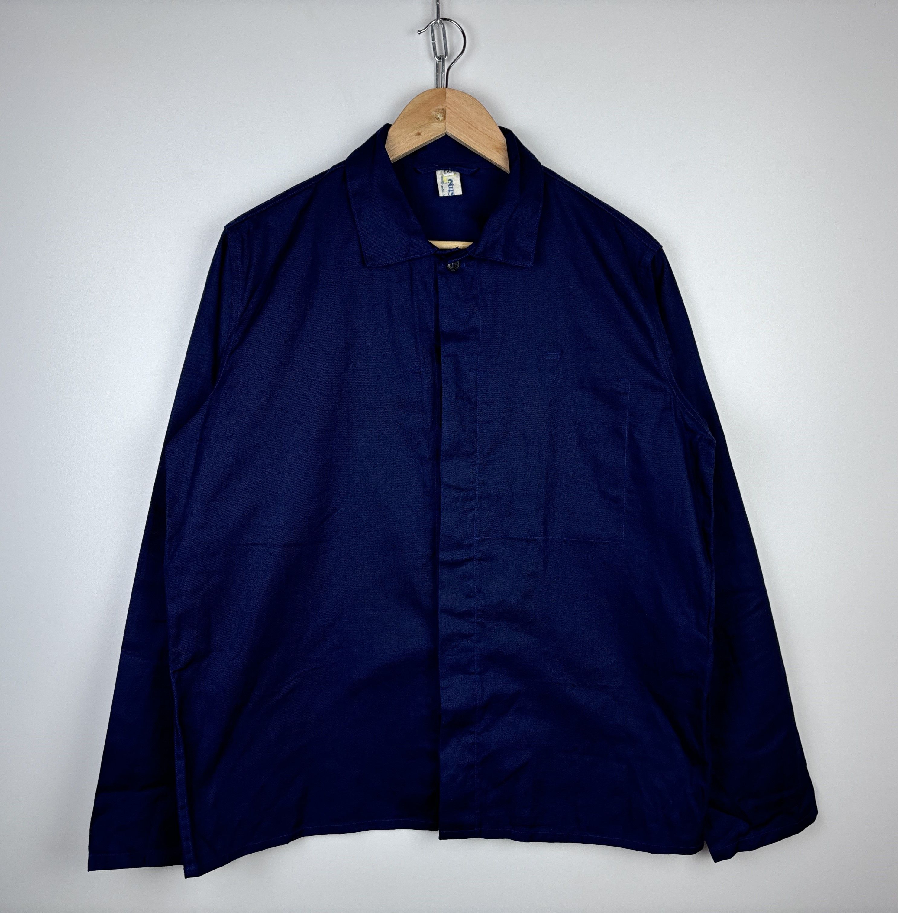 Le Laboureur × Vintage Vintage Lotus Vietnamese Work Jacket Workwear Chore Jacket Size US M / EU 48-50 / 2 - 2 Thumbnail