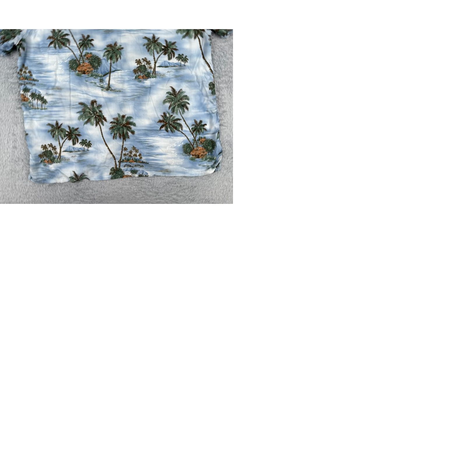 Croft & Barrow VINTAGE Croft & Barrow Shirt Men 2XL Blue Hawaiian Floral Button-Up Rayon Short Sleeve Aloha Beach Outdoor Pattern Mens Size US XXL / EU 58 / 5 - 10 Thumbnail