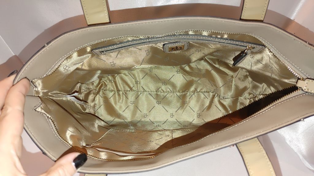 Rococo Sand Roccobarocco Saffiano Leather Tote Bag Size ONE SIZE - 6 Thumbnail