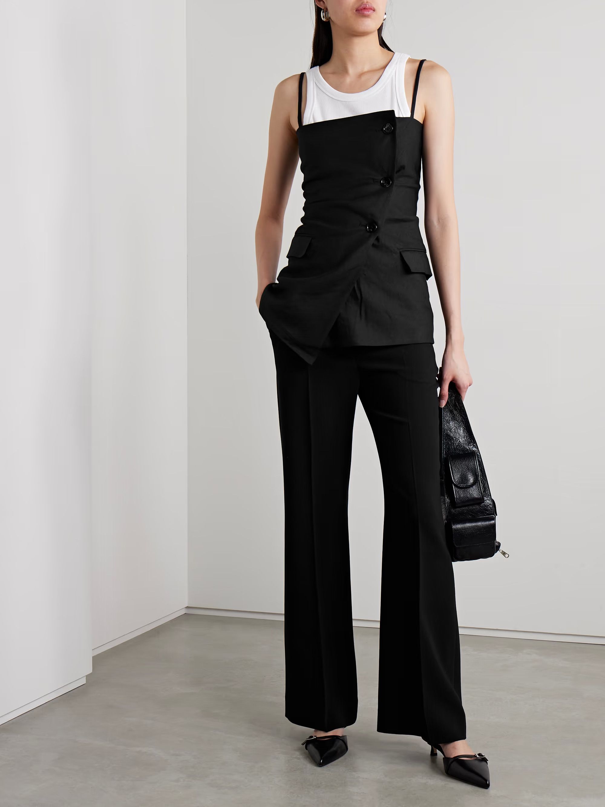 Acne Studios o1y0725 Tank Top in Black Size M / US 6-8 / IT 42-44 - 2 Thumbnail